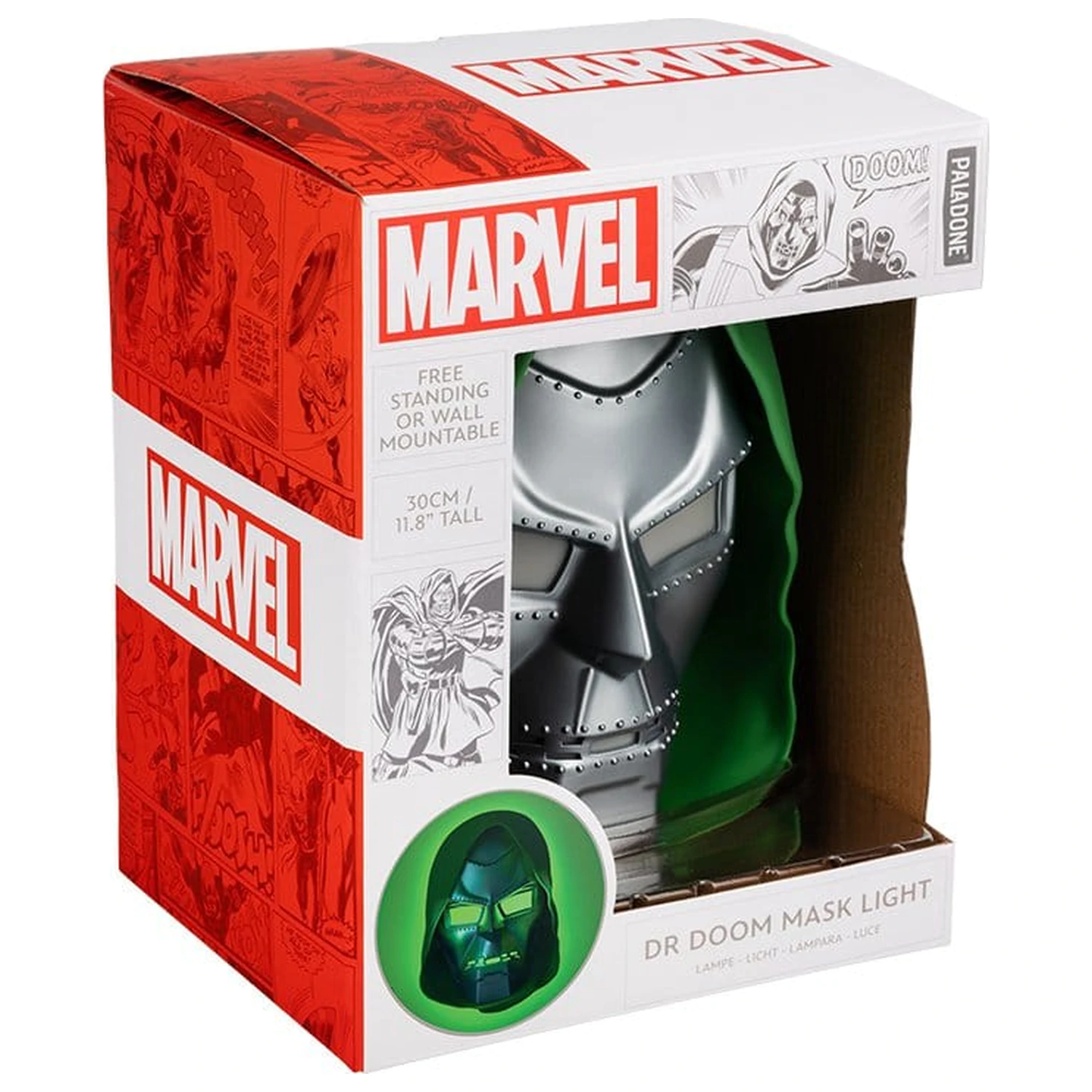 Marvel Universe svjetleća Dr. Doom maska 30 cm fotografija proizvoda