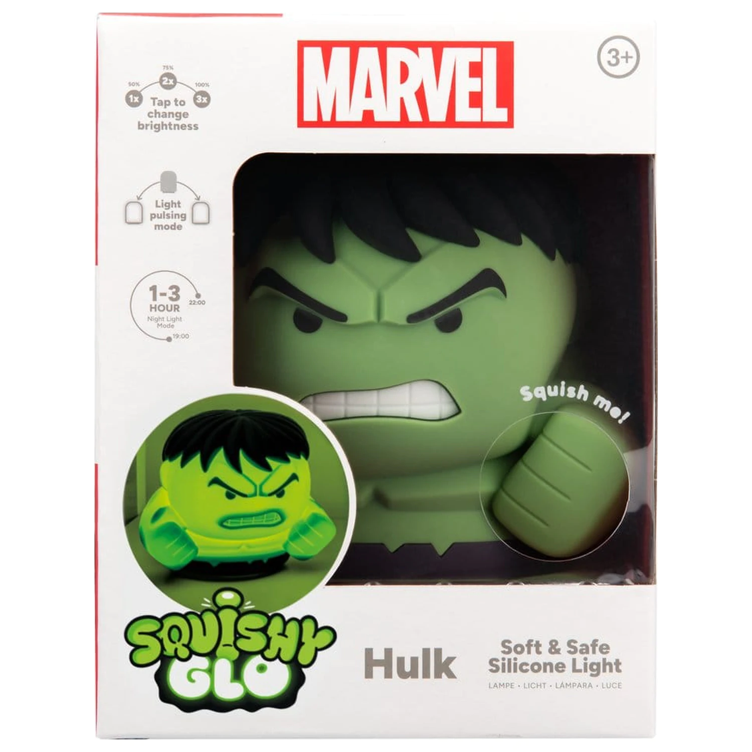Marvel Universe SquishyGlo silikonski Svijetli Hulk 15 cm fotografija proizvoda