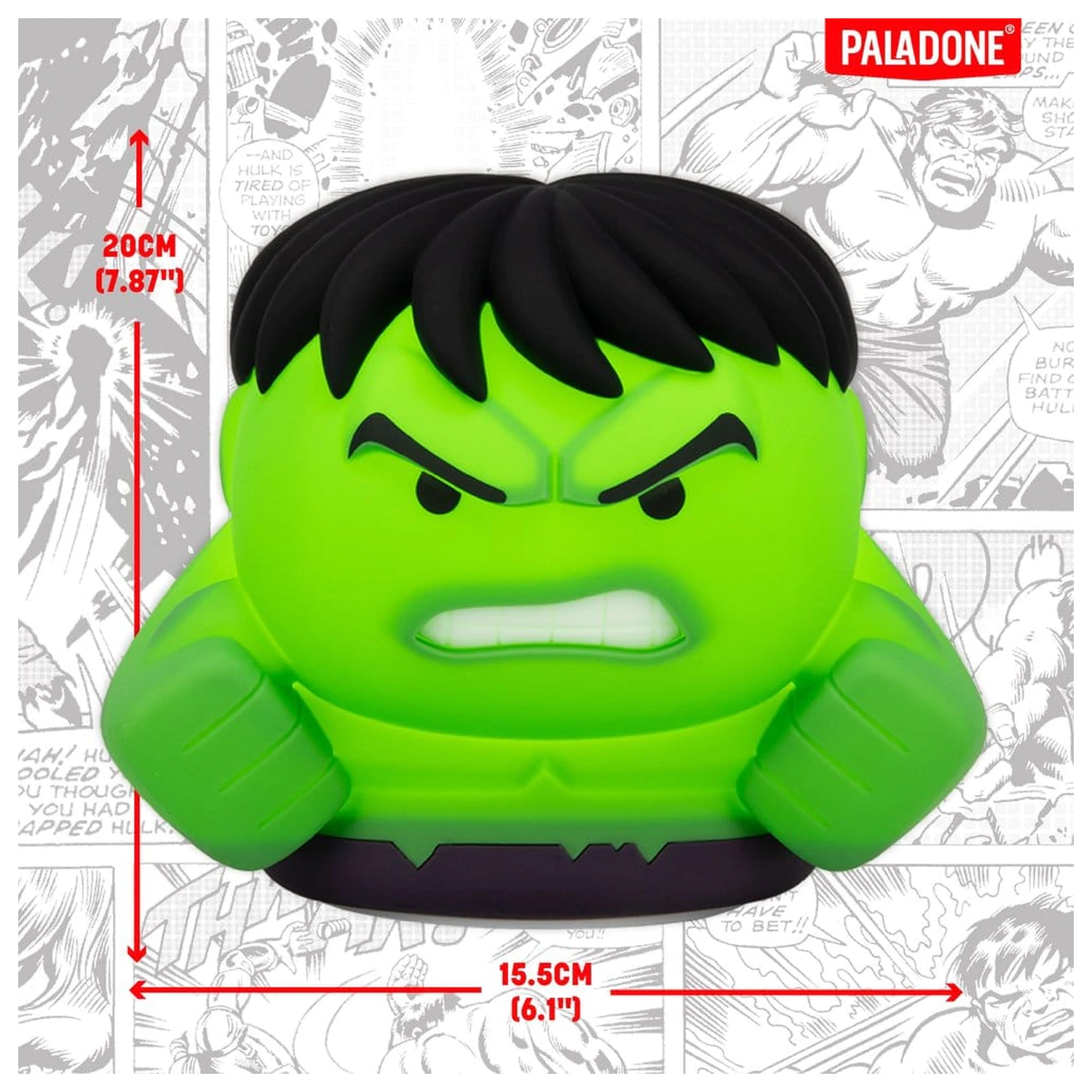 Marvel Universe SquishyGlo silikonski Svijetli Hulk 15 cm fotografija proizvoda