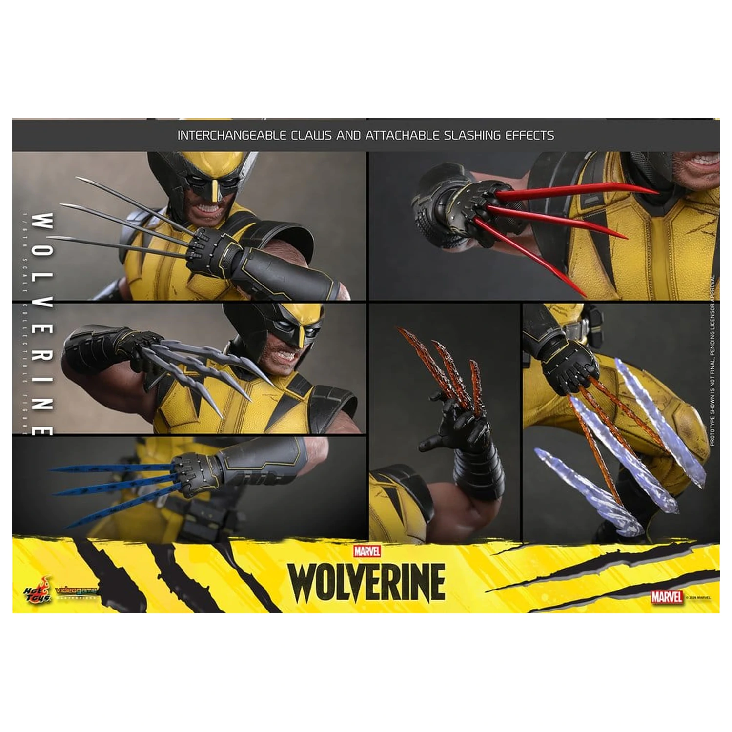 Marvel Video Igra Remek-djelo Akcijska Figura 1/6 Wolverine 29 cm fotografija proizvoda