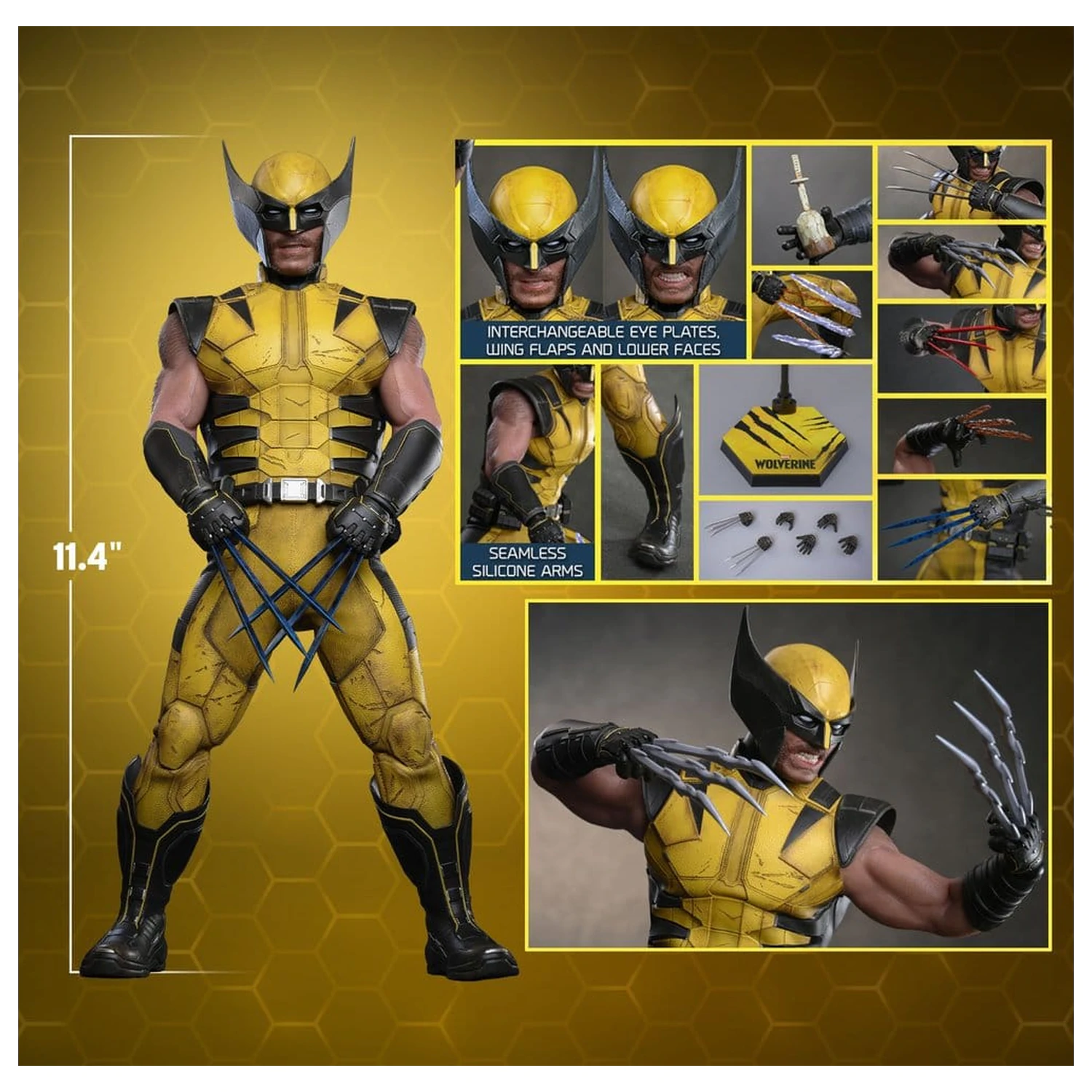 Marvel Video Igra Remek-djelo Akcijska Figura 1/6 Wolverine 29 cm fotografija proizvoda