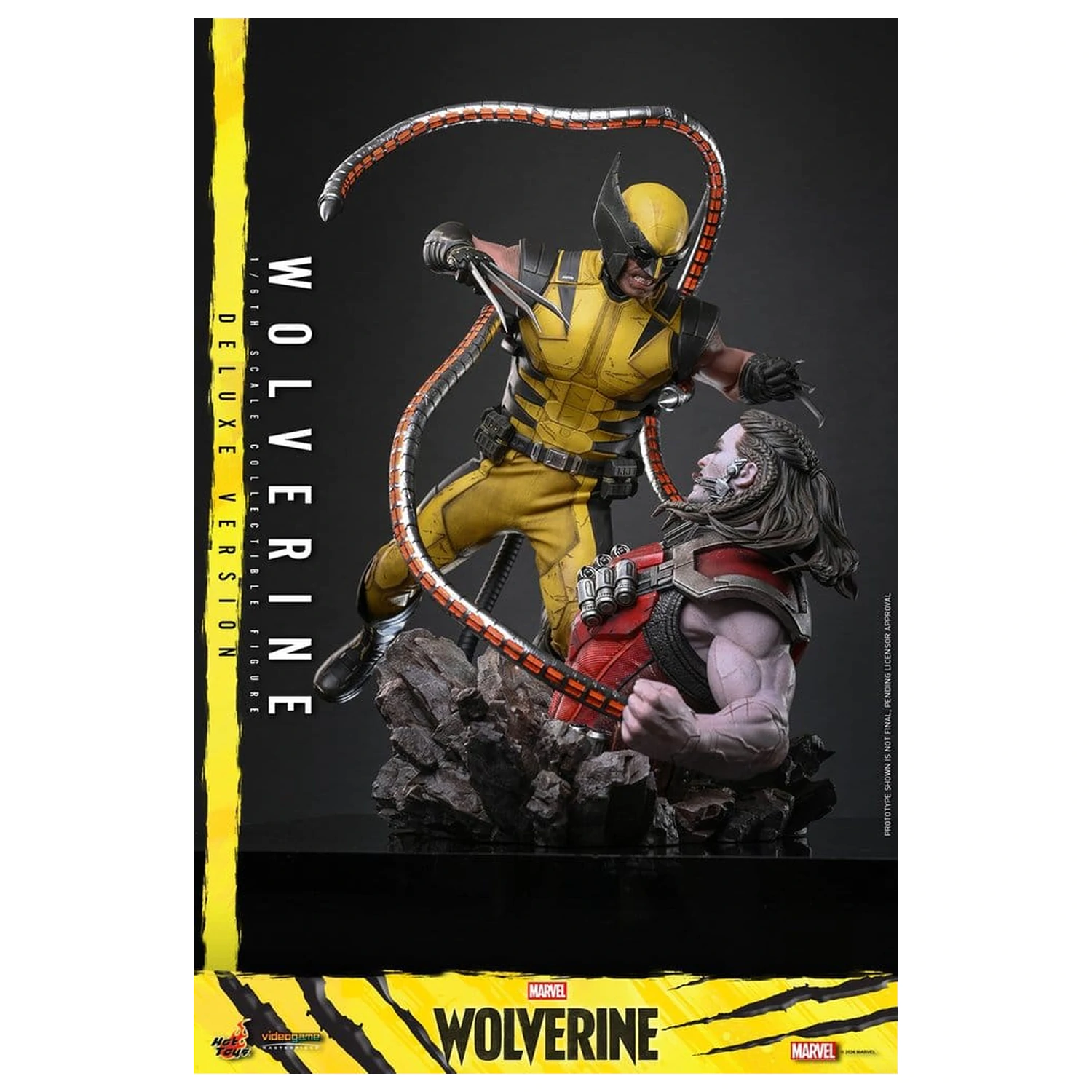 Marvel Video Game Masterpiece akcijska figura 1/6 Wolverine (Deluxe Version) 29 cm fotografija proizvoda