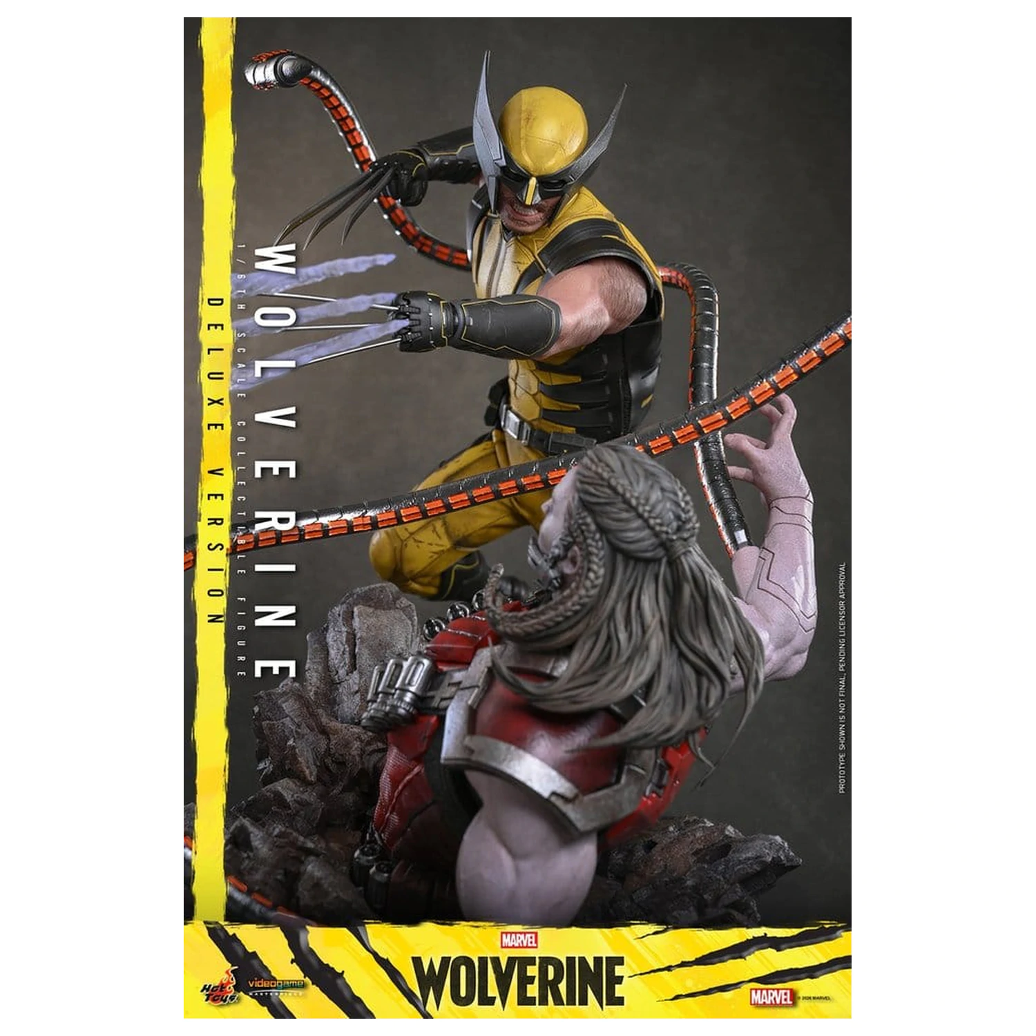 Marvel Video Game Masterpiece akcijska figura 1/6 Wolverine (Deluxe Version) 29 cm fotografija proizvoda