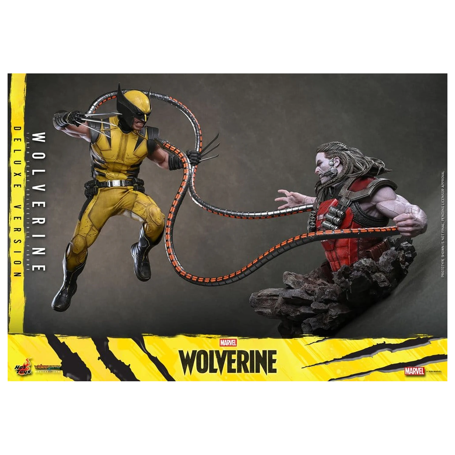 Marvel Video Game Masterpiece akcijska figura 1/6 Wolverine (Deluxe Version) 29 cm fotografija proizvoda