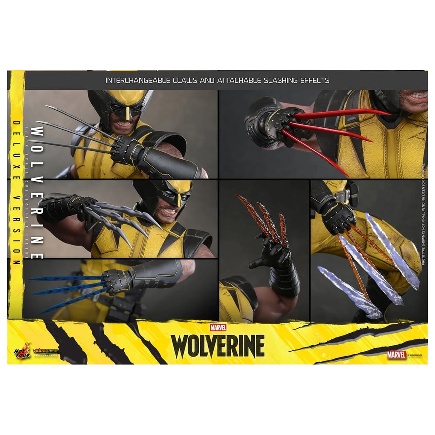 Marvel Video Game Masterpiece akcijska figura 1/6 Wolverine (Deluxe Version) 29 cm fotografija proizvoda