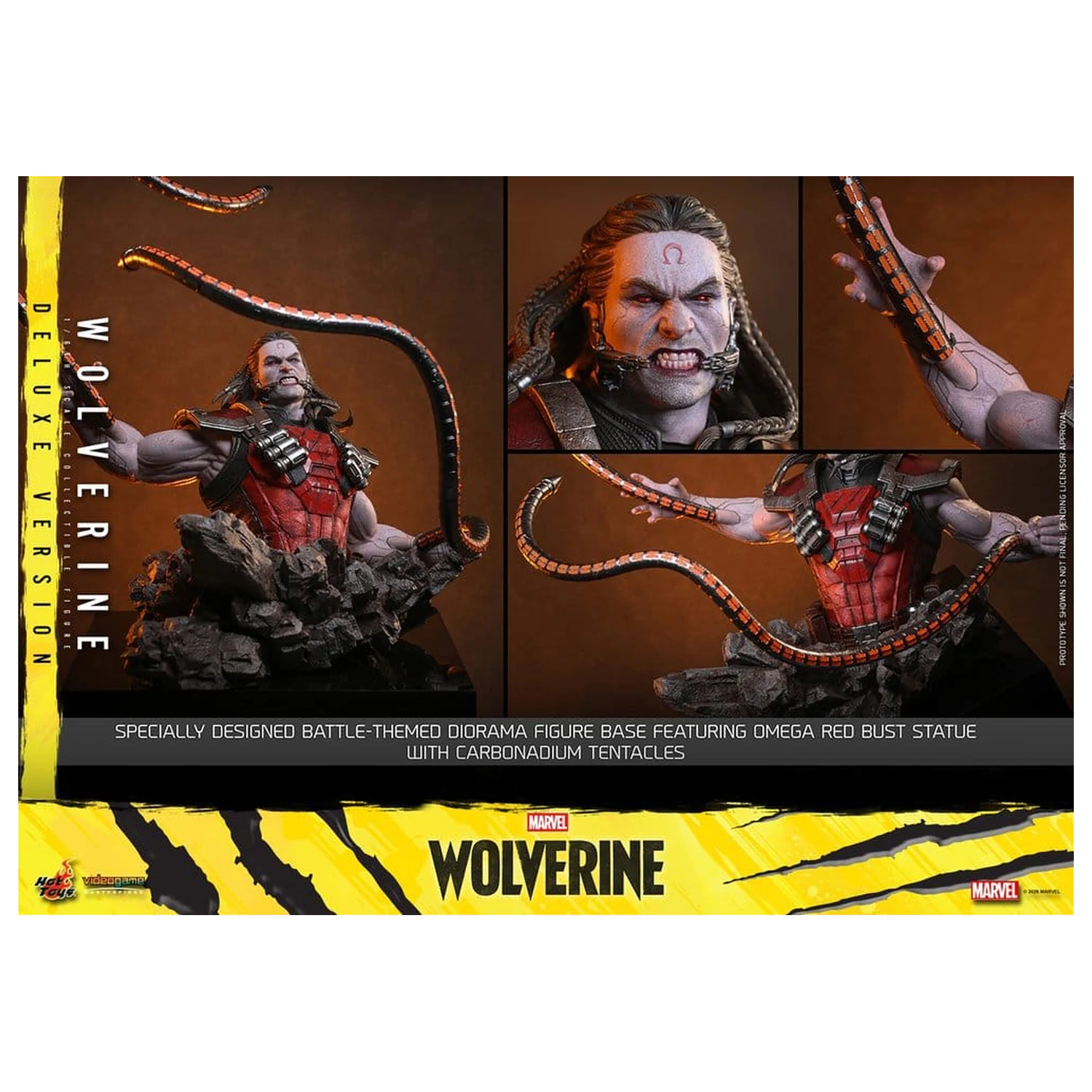 Marvel Video Game Masterpiece akcijska figura 1/6 Wolverine (Deluxe Version) 29 cm fotografija proizvoda