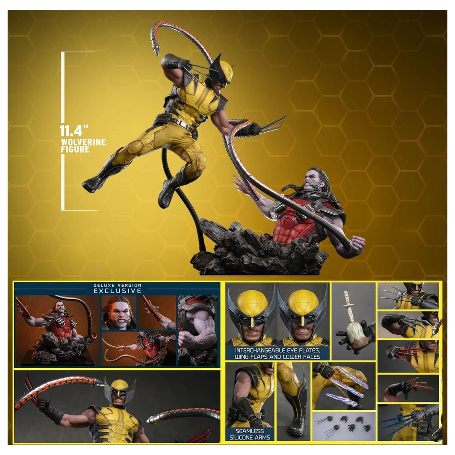 Marvel Video Game Masterpiece akcijska figura 1/6 Wolverine (Deluxe Version) 29 cm fotografija proizvoda