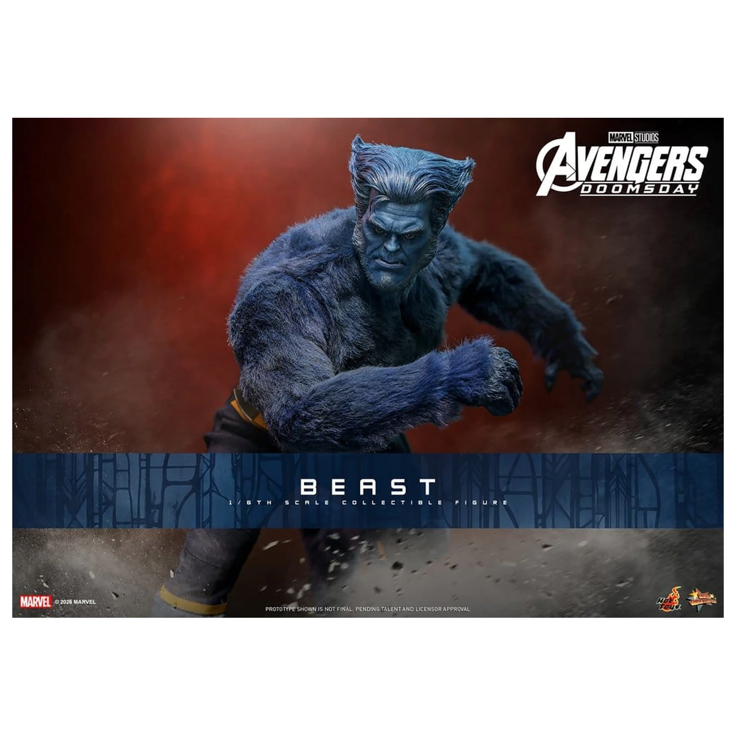 Marvel X-Men Movie Masterpiece akcijska figura 1/6 Beast (Collector Edition) 33 cm fotografija proizvoda
