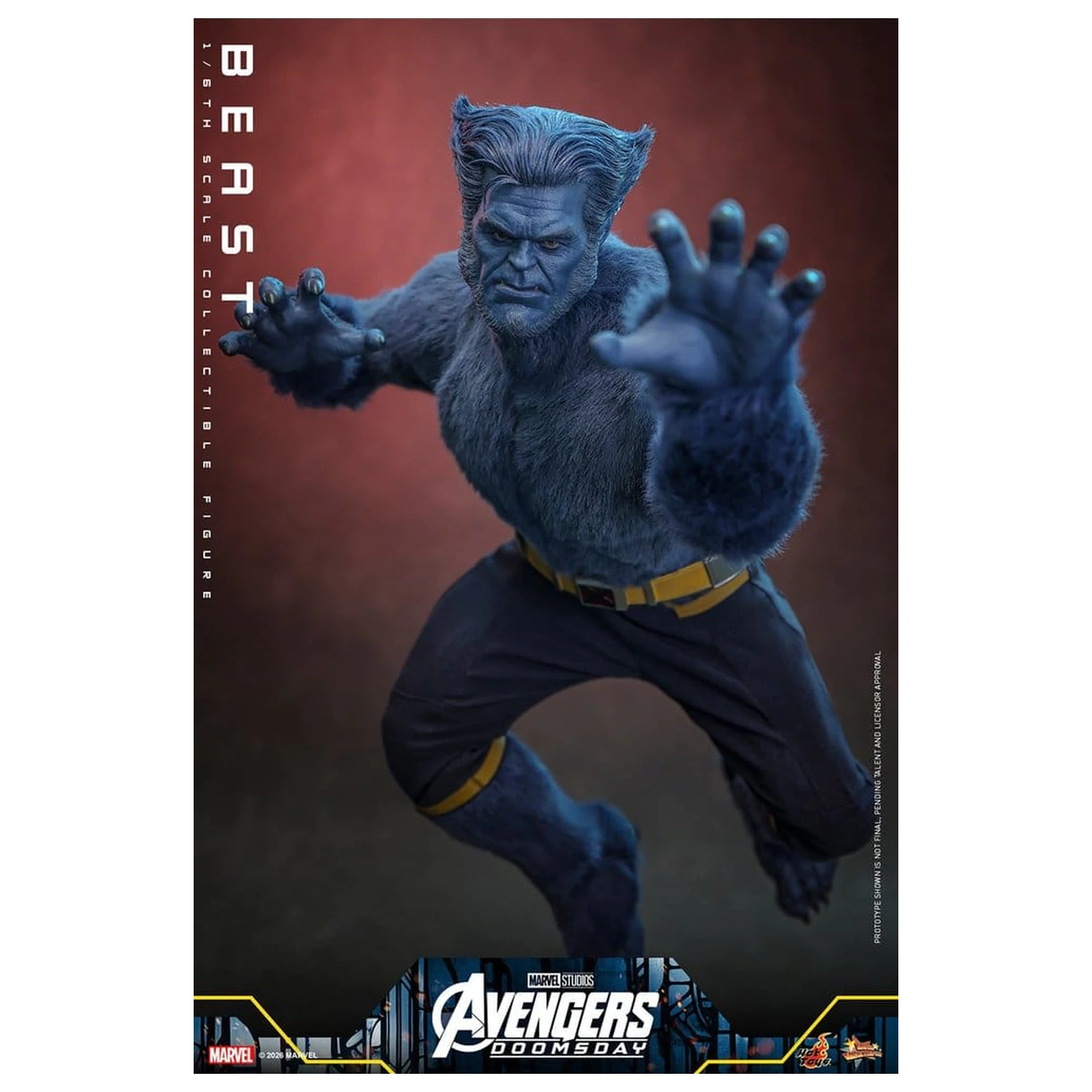 Marvel X-Men Movie Masterpiece akcijska figura 1/6 Beast (Collector Edition) 33 cm fotografija proizvoda