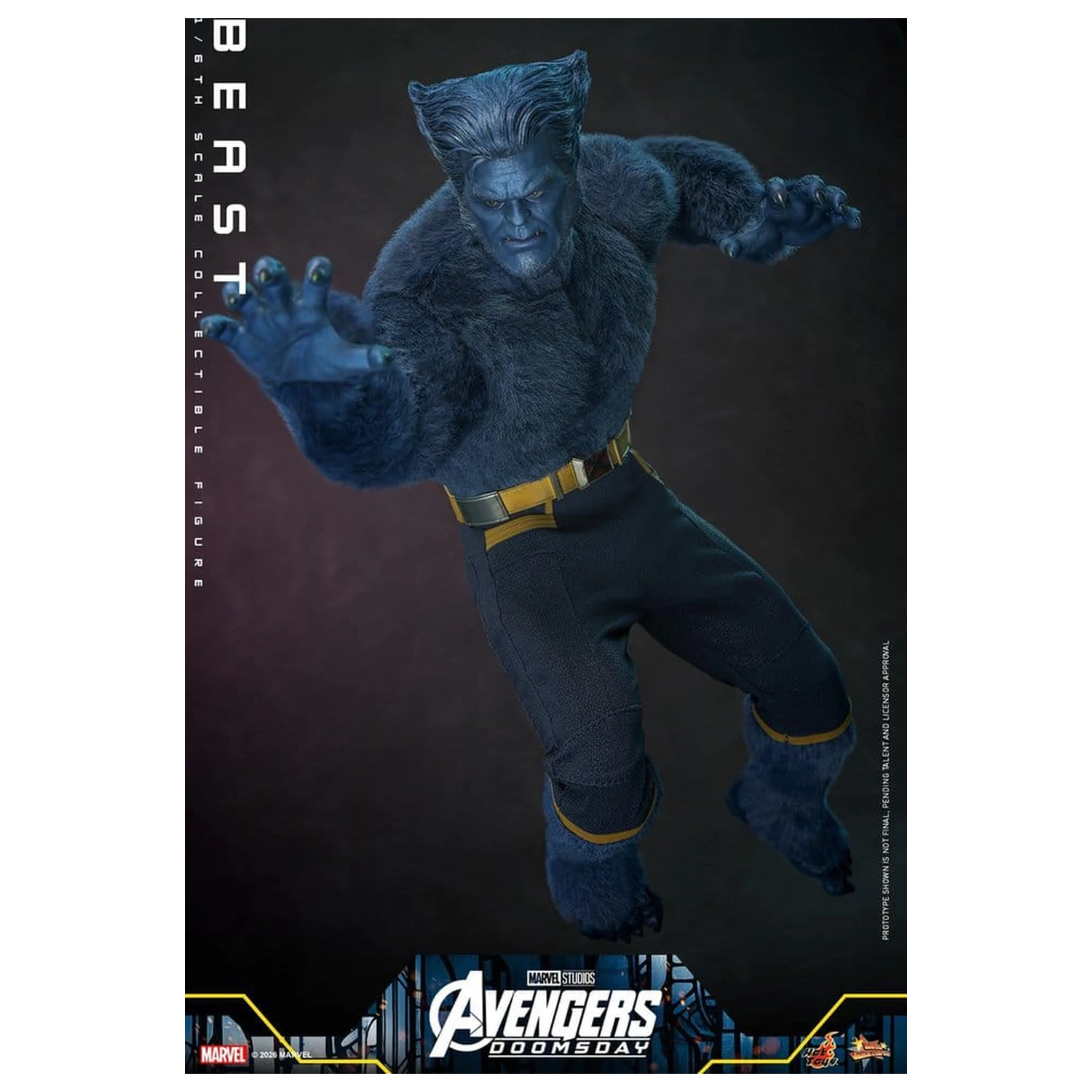 Marvel X-Men Movie Masterpiece akcijska figura 1/6 Beast (Collector Edition) 33 cm fotografija proizvoda