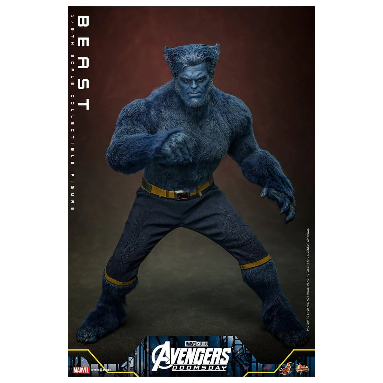 Marvel X-Men Movie Masterpiece akcijska figura 1/6 Beast (Collector Edition) 33 cm fotografija proizvoda