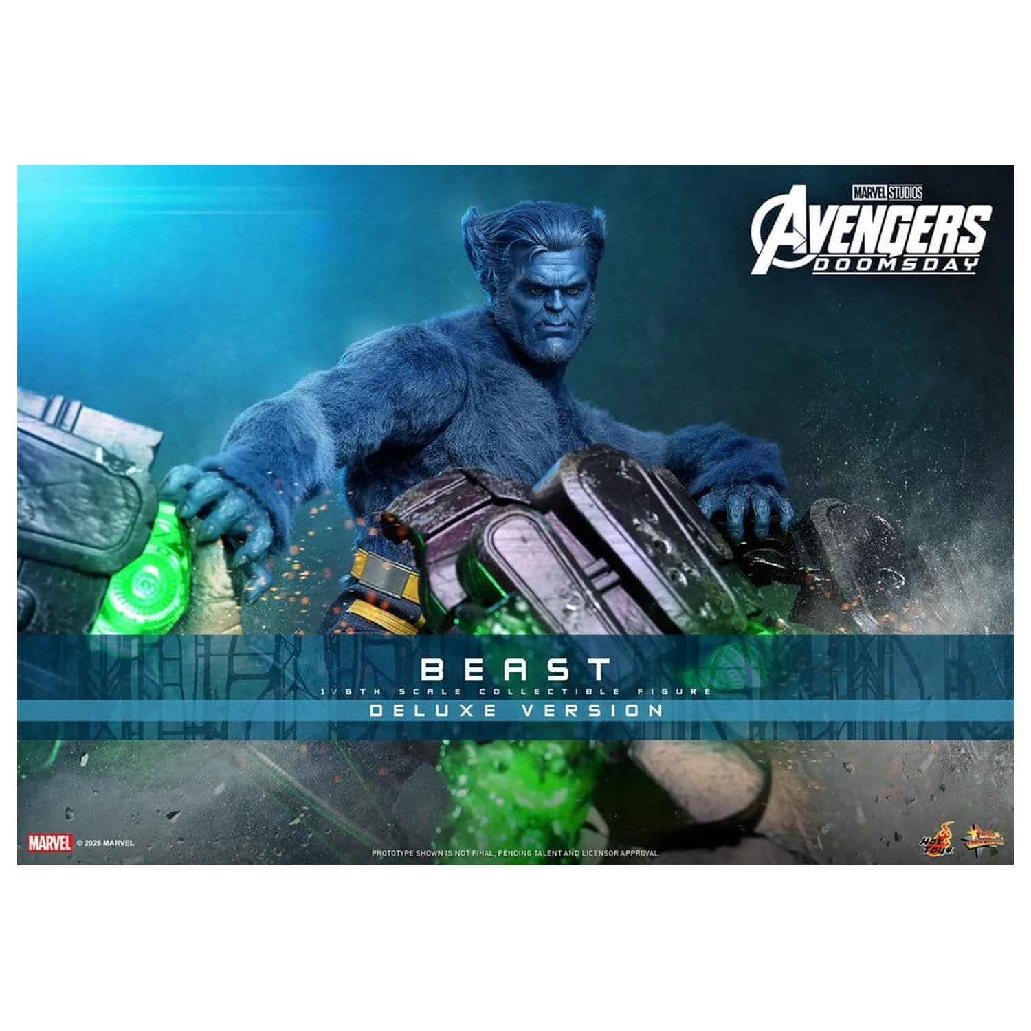 Marvel X-Men Movie Masterpiece akcijska figura 1/6 Beast (Deluxe verzija) 33 cm fotografija proizvoda