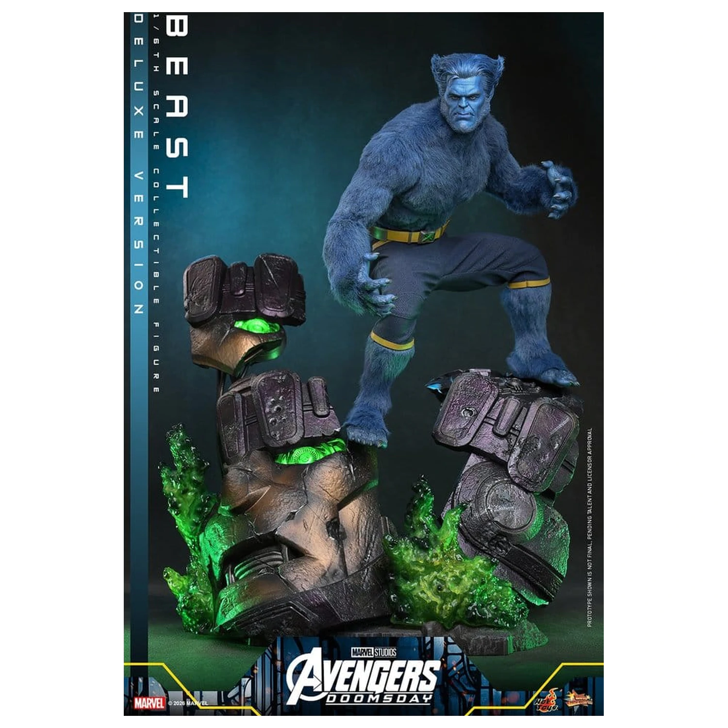Marvel X-Men Movie Masterpiece akcijska figura 1/6 Beast (Deluxe verzija) 33 cm fotografija proizvoda