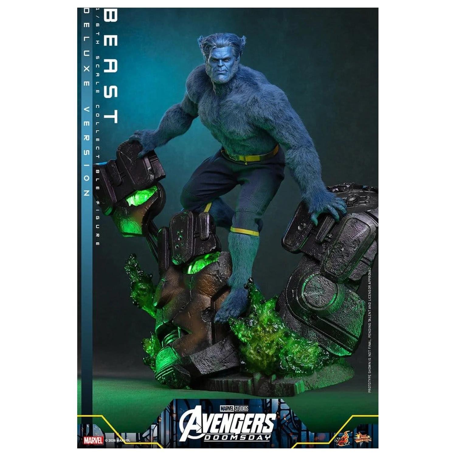Marvel X-Men Movie Masterpiece akcijska figura 1/6 Beast (Deluxe verzija) 33 cm fotografija proizvoda