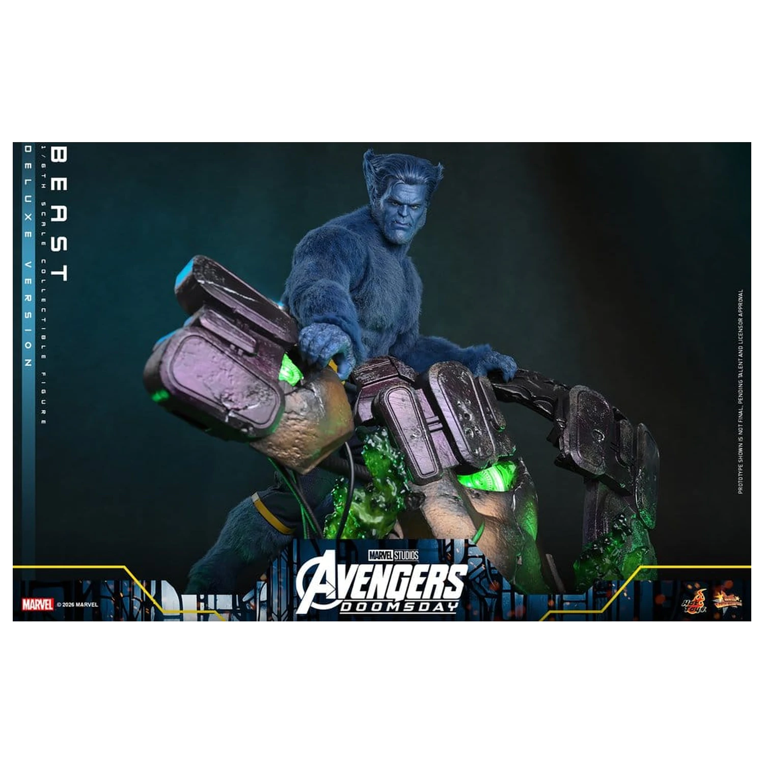 Marvel X-Men Movie Masterpiece akcijska figura 1/6 Beast (Deluxe verzija) 33 cm fotografija proizvoda