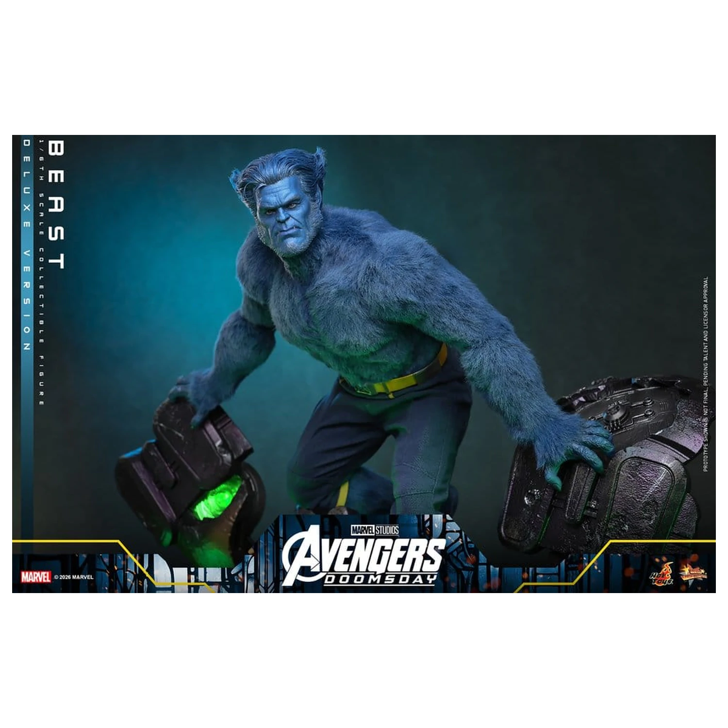 Marvel X-Men Movie Masterpiece akcijska figura 1/6 Beast (Deluxe verzija) 33 cm fotografija proizvoda