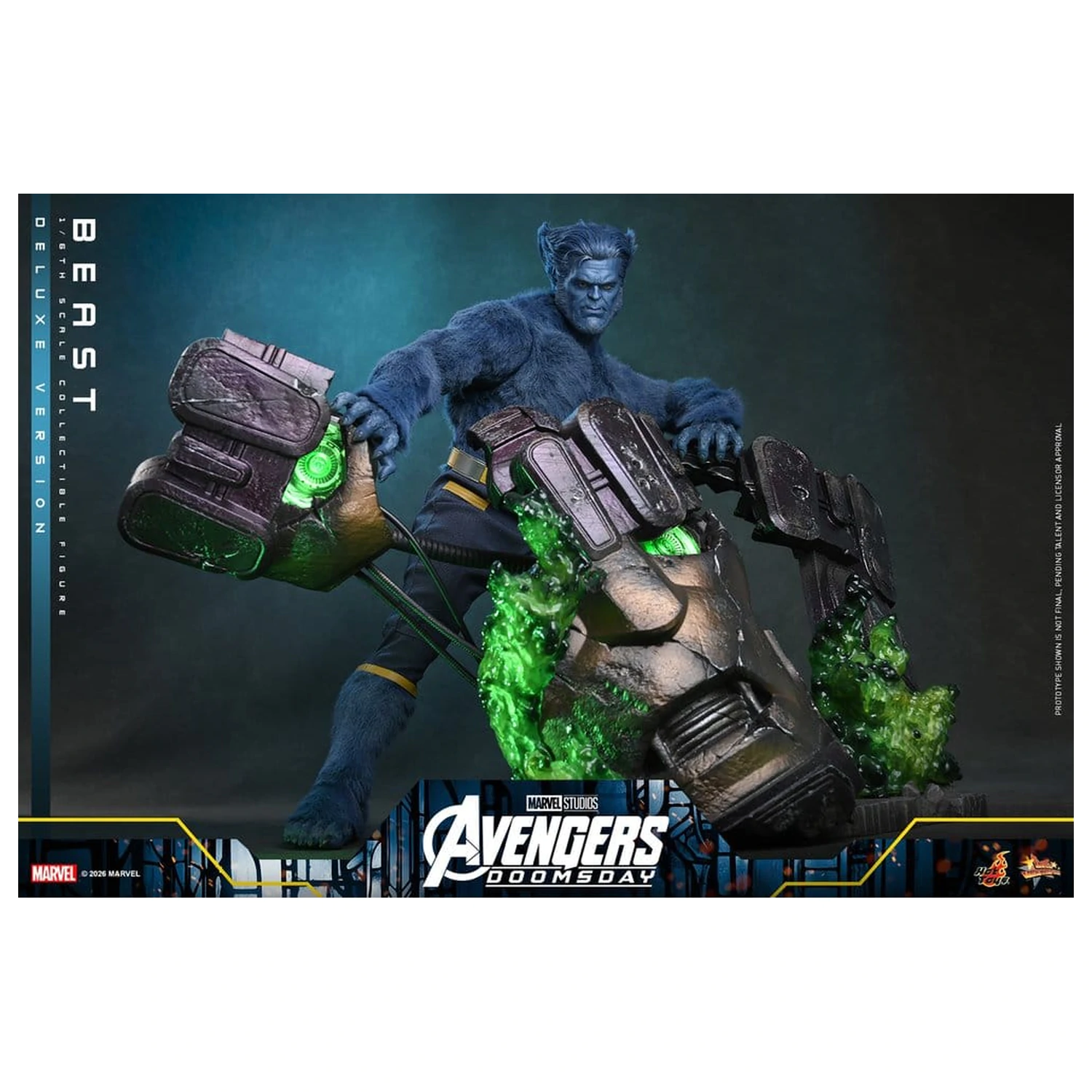 Marvel X-Men Movie Masterpiece akcijska figura 1/6 Beast (Deluxe verzija) 33 cm fotografija proizvoda
