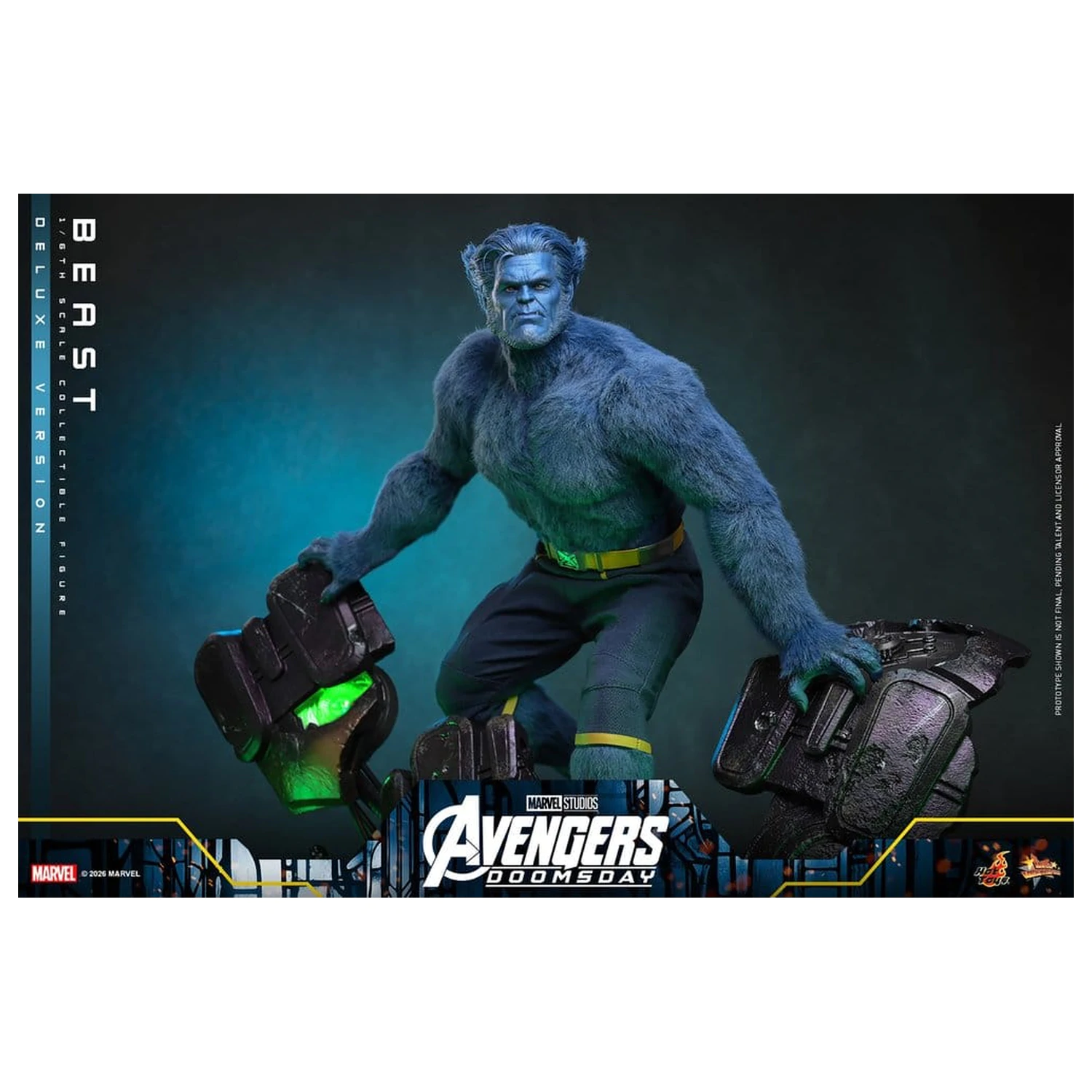 Marvel X-Men Movie Masterpiece akcijska figura 1/6 Beast (Deluxe verzija) 33 cm fotografija proizvoda
