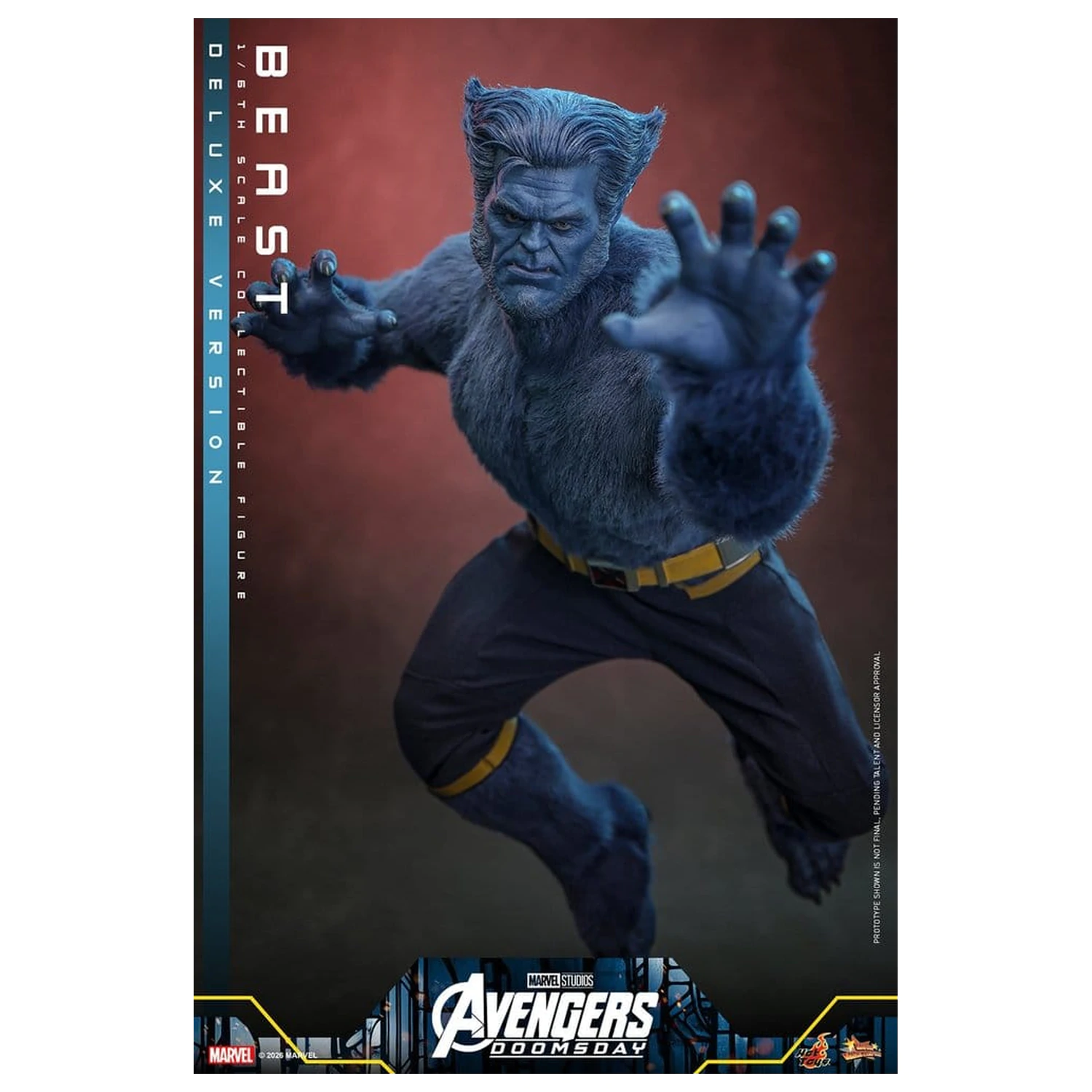 Marvel X-Men Movie Masterpiece akcijska figura 1/6 Beast (Deluxe verzija) 33 cm fotografija proizvoda