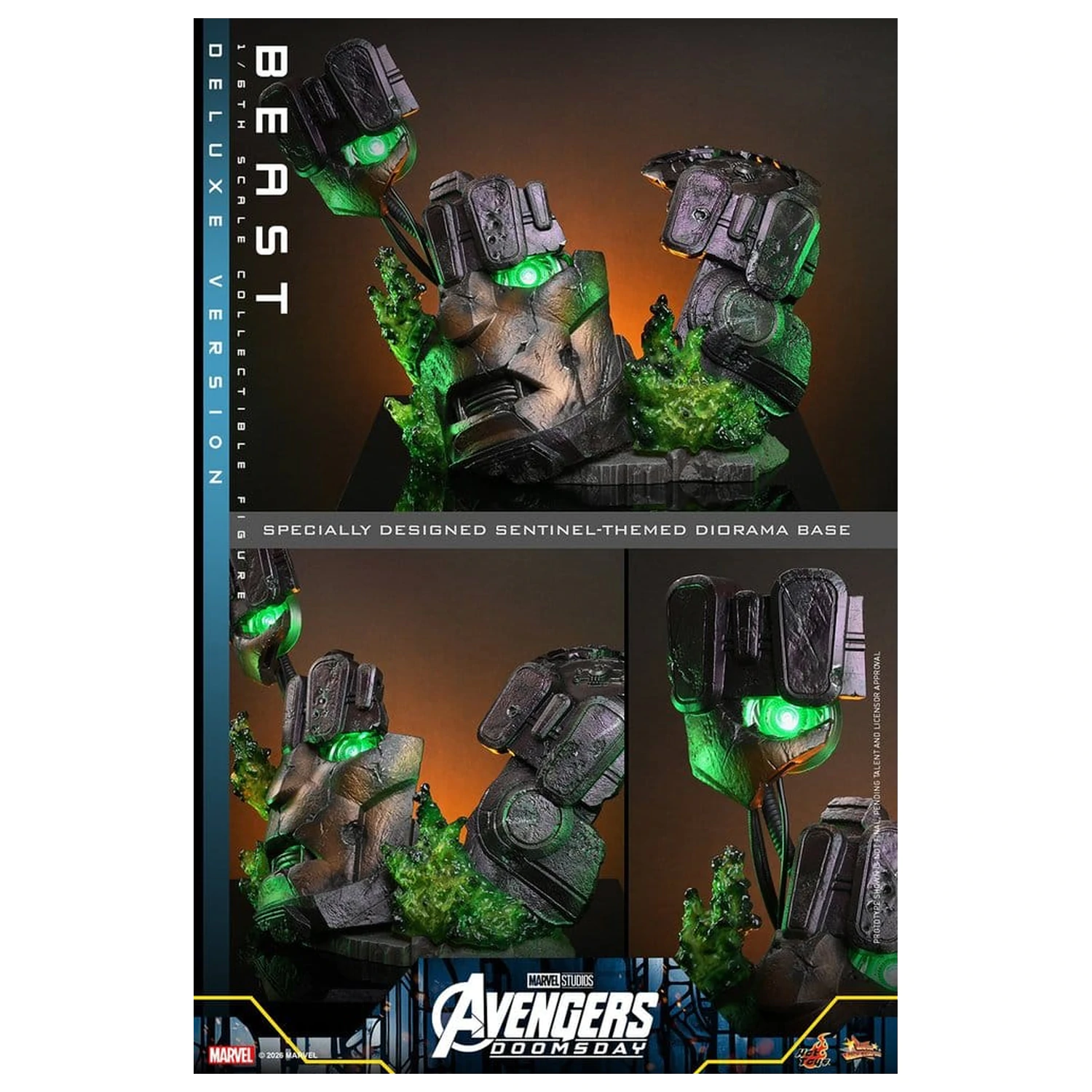 Marvel X-Men Movie Masterpiece akcijska figura 1/6 Beast (Deluxe verzija) 33 cm fotografija proizvoda