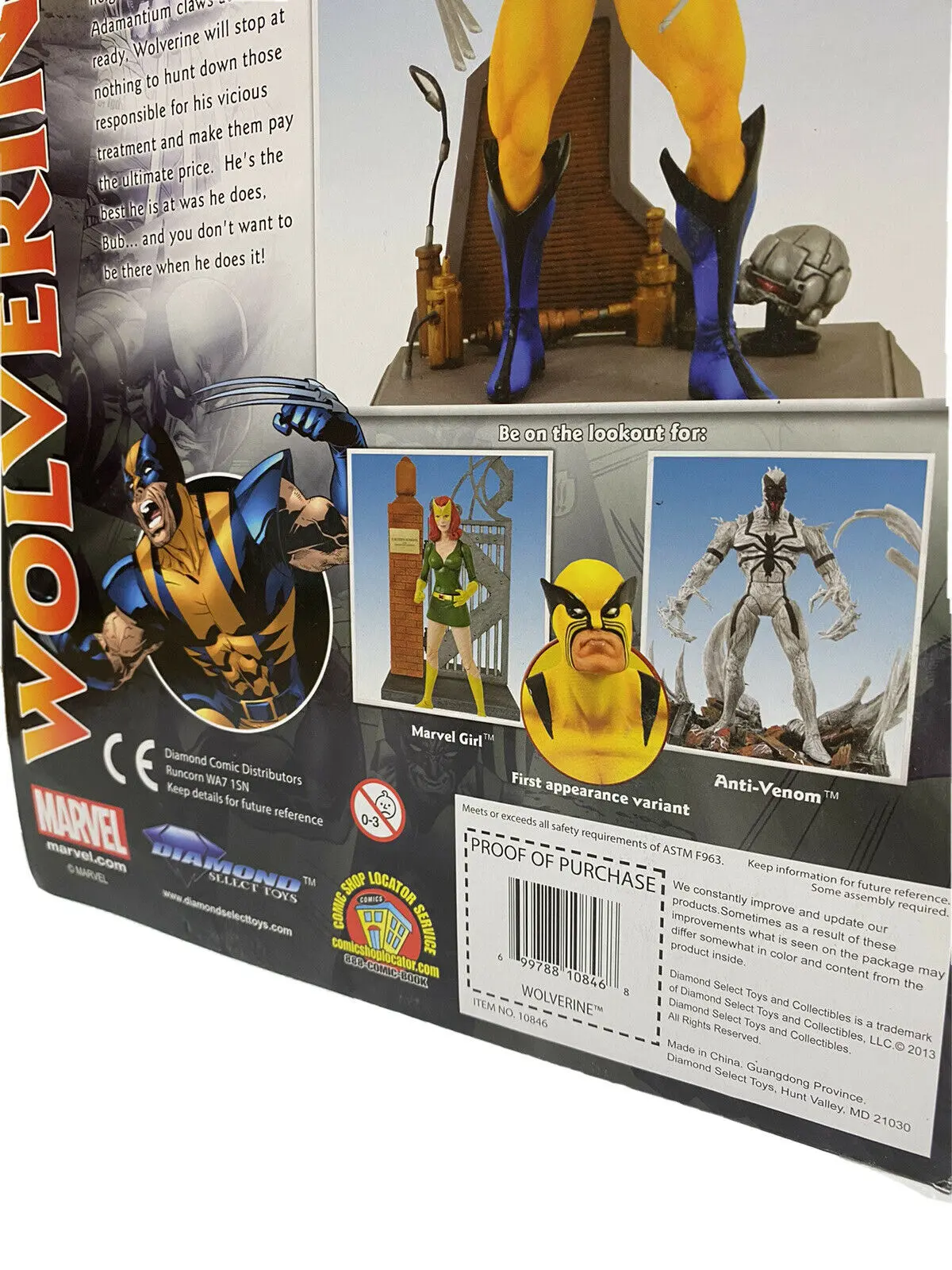 Marvel Select akcijska figura Wolverine 18 cm fotografija proizvoda