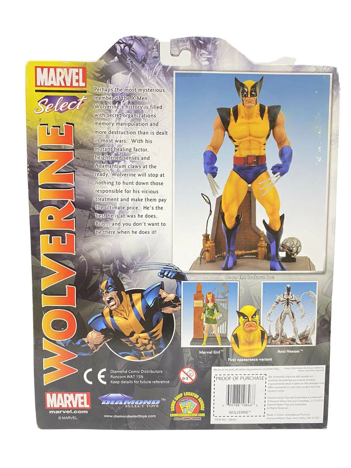 Marvel Select akcijska figura Wolverine 18 cm fotografija proizvoda