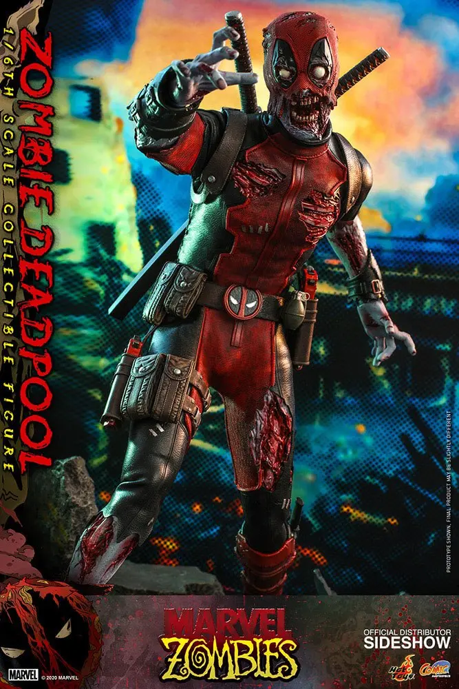 Marvel Zombies Comic Masterpiece akcijska figura 1/6 Zombie Deadpool 31 cm fotografija proizvoda