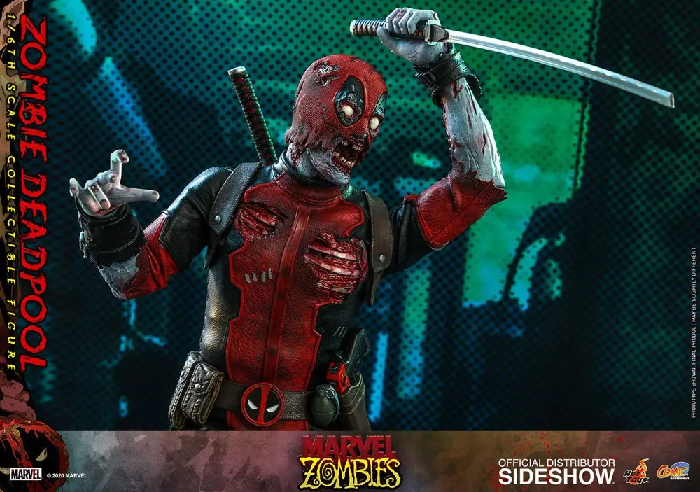 Marvel Zombies Comic Masterpiece akcijska figura 1/6 Zombie Deadpool 31 cm fotografija proizvoda