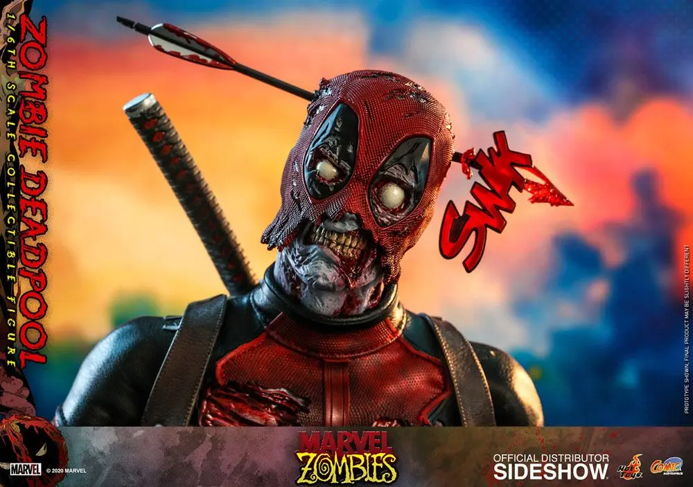 Marvel Zombies Comic Masterpiece akcijska figura 1/6 Zombie Deadpool 31 cm fotografija proizvoda