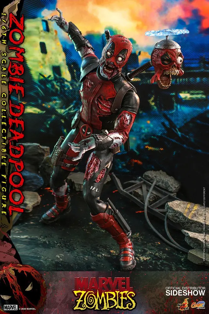 Marvel Zombies Comic Masterpiece akcijska figura 1/6 Zombie Deadpool 31 cm fotografija proizvoda