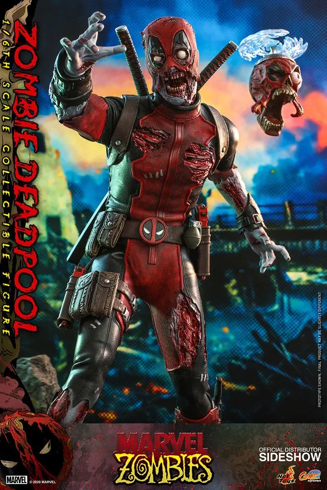 Marvel Zombies Comic Masterpiece akcijska figura 1/6 Zombie Deadpool 31 cm fotografija proizvoda