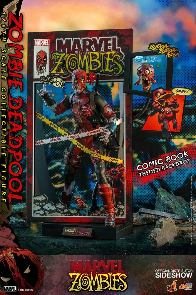 Marvel Zombies Comic Masterpiece akcijska figura 1/6 Zombie Deadpool 31 cm fotografija proizvoda