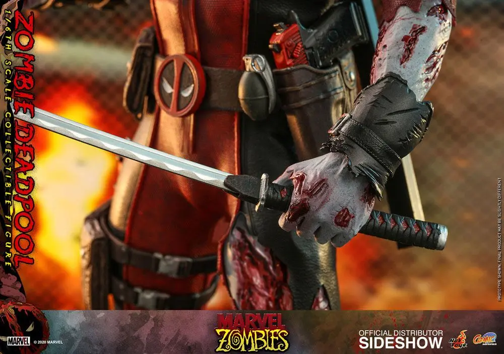 Marvel Zombies Comic Masterpiece akcijska figura 1/6 Zombie Deadpool 31 cm fotografija proizvoda