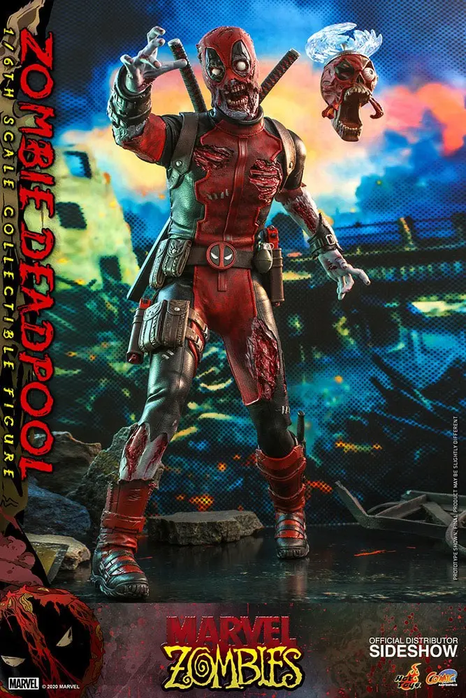 Marvel Zombies Comic Masterpiece akcijska figura 1/6 Zombie Deadpool 31 cm fotografija proizvoda