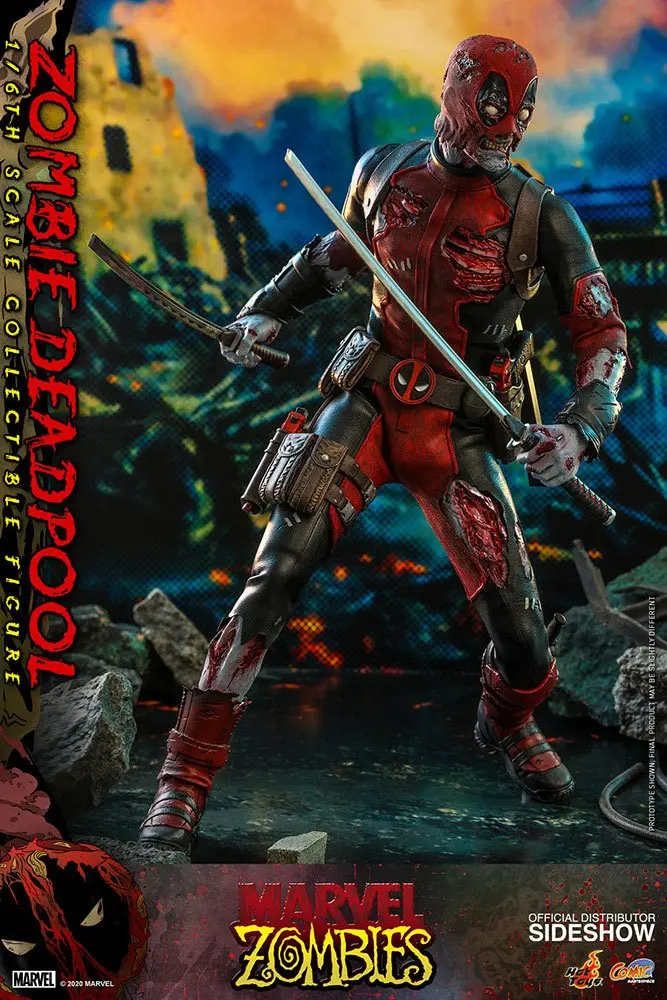 Marvel Zombies Comic Masterpiece akcijska figura 1/6 Zombie Deadpool 31 cm fotografija proizvoda