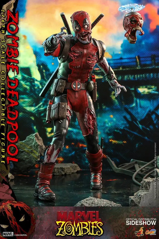 Marvel Zombies Comic Masterpiece akcijska figura 1/6 Zombie Deadpool 31 cm fotografija proizvoda