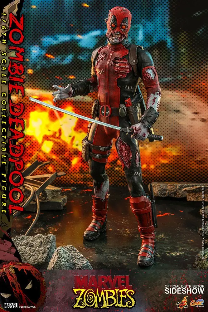 Marvel Zombies Comic Masterpiece akcijska figura 1/6 Zombie Deadpool 31 cm fotografija proizvoda