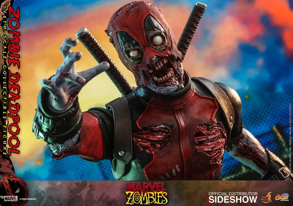 Marvel Zombies Comic Masterpiece akcijska figura 1/6 Zombie Deadpool 31 cm fotografija proizvoda