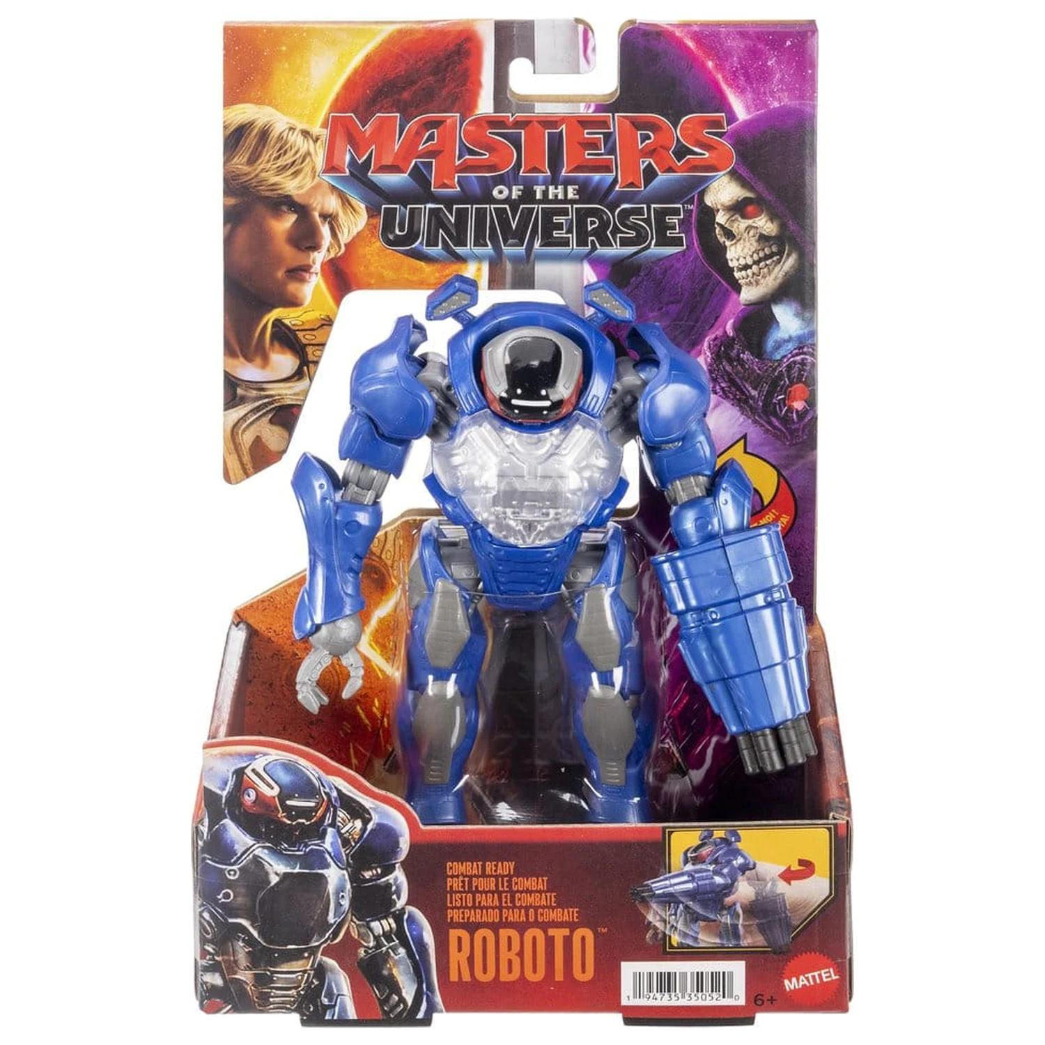 Masters of the Universe 2026 Film Akcijska figura Combat Ready Roboto 14 cm fotografija proizvoda