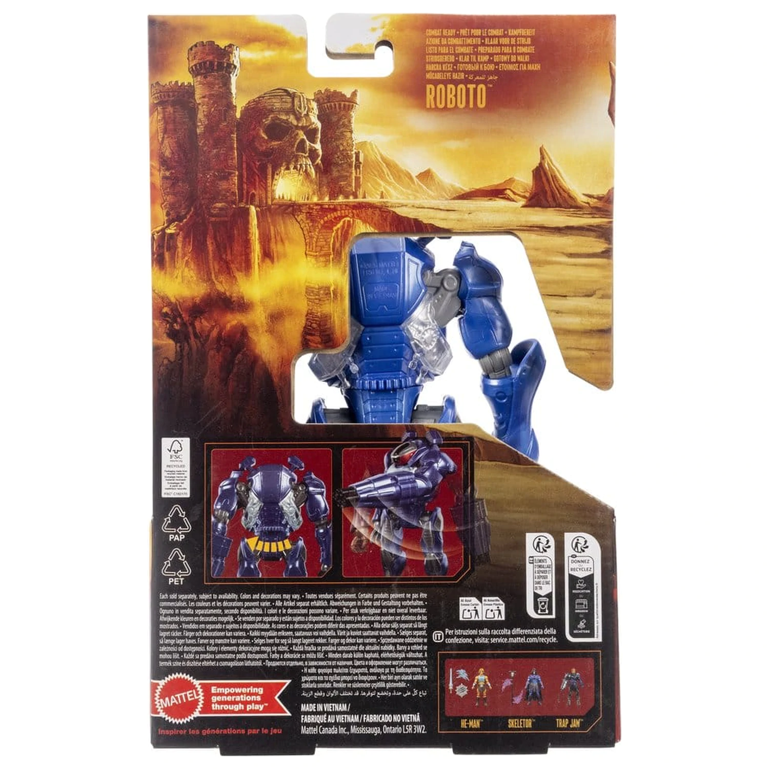 Masters of the Universe 2026 Film Akcijska figura Combat Ready Roboto 14 cm fotografija proizvoda