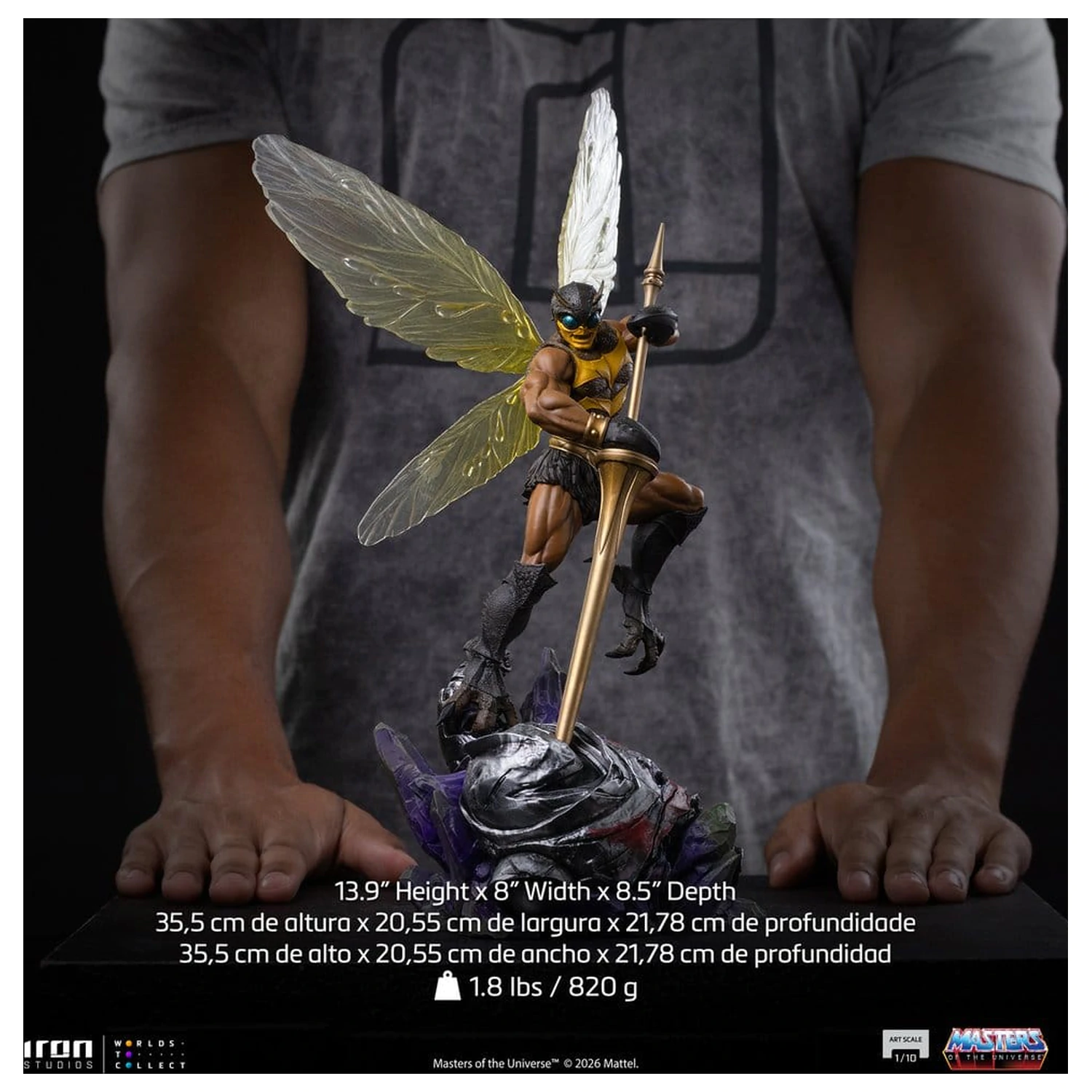 Masters of the Universe Art Scale statua 1/10 Buzz-Off 36 cm fotografija proizvoda