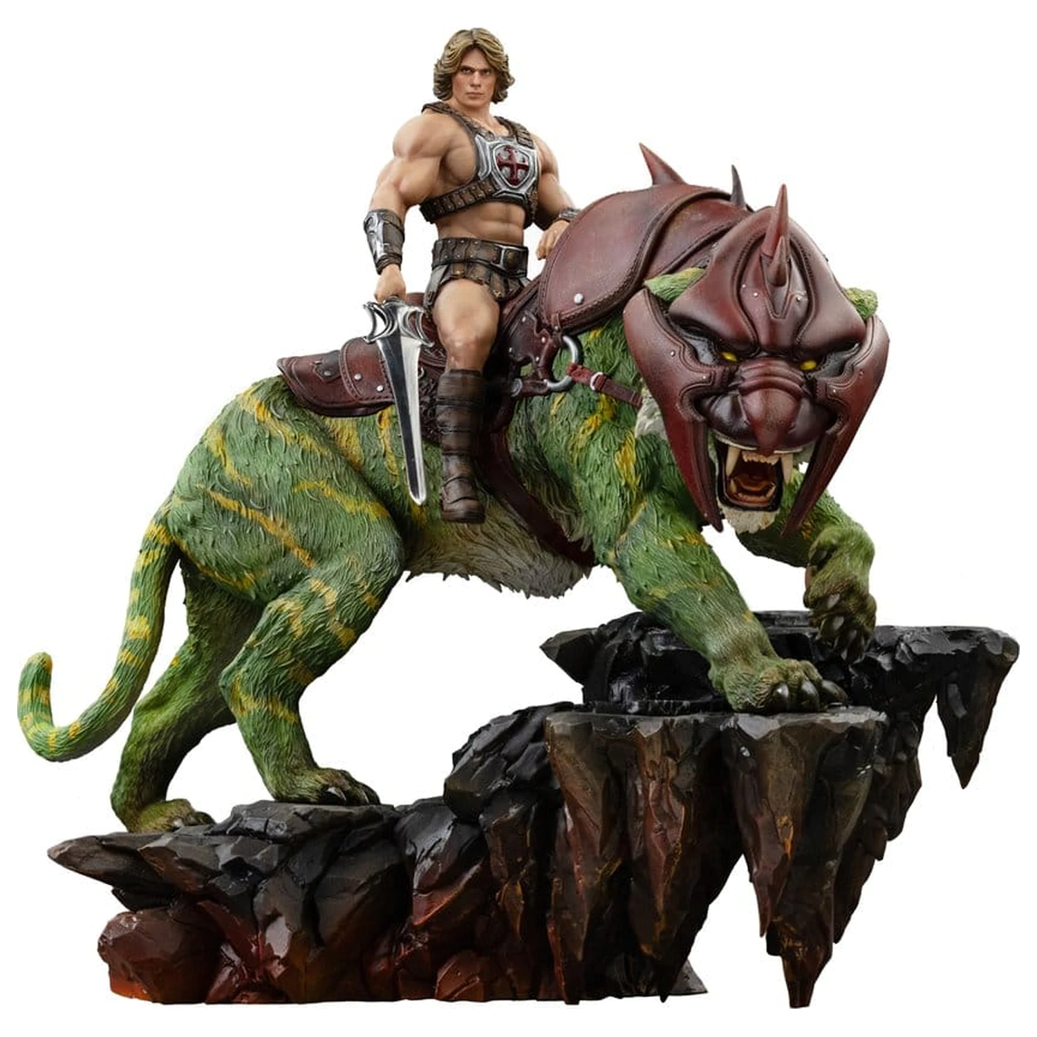 Masters of the Universe Art Scale statua 1/10 He-Man and Battle Cat 33 cm fotografija proizvoda
