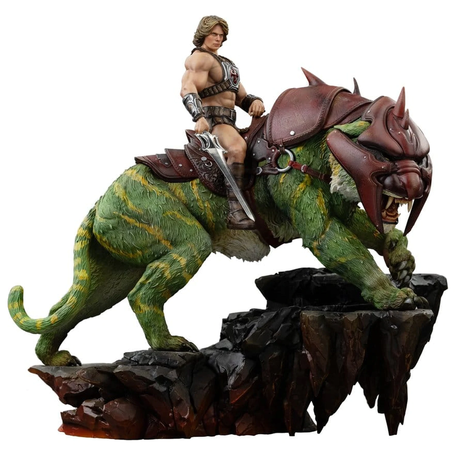 Masters of the Universe Art Scale statua 1/10 He-Man and Battle Cat 33 cm fotografija proizvoda