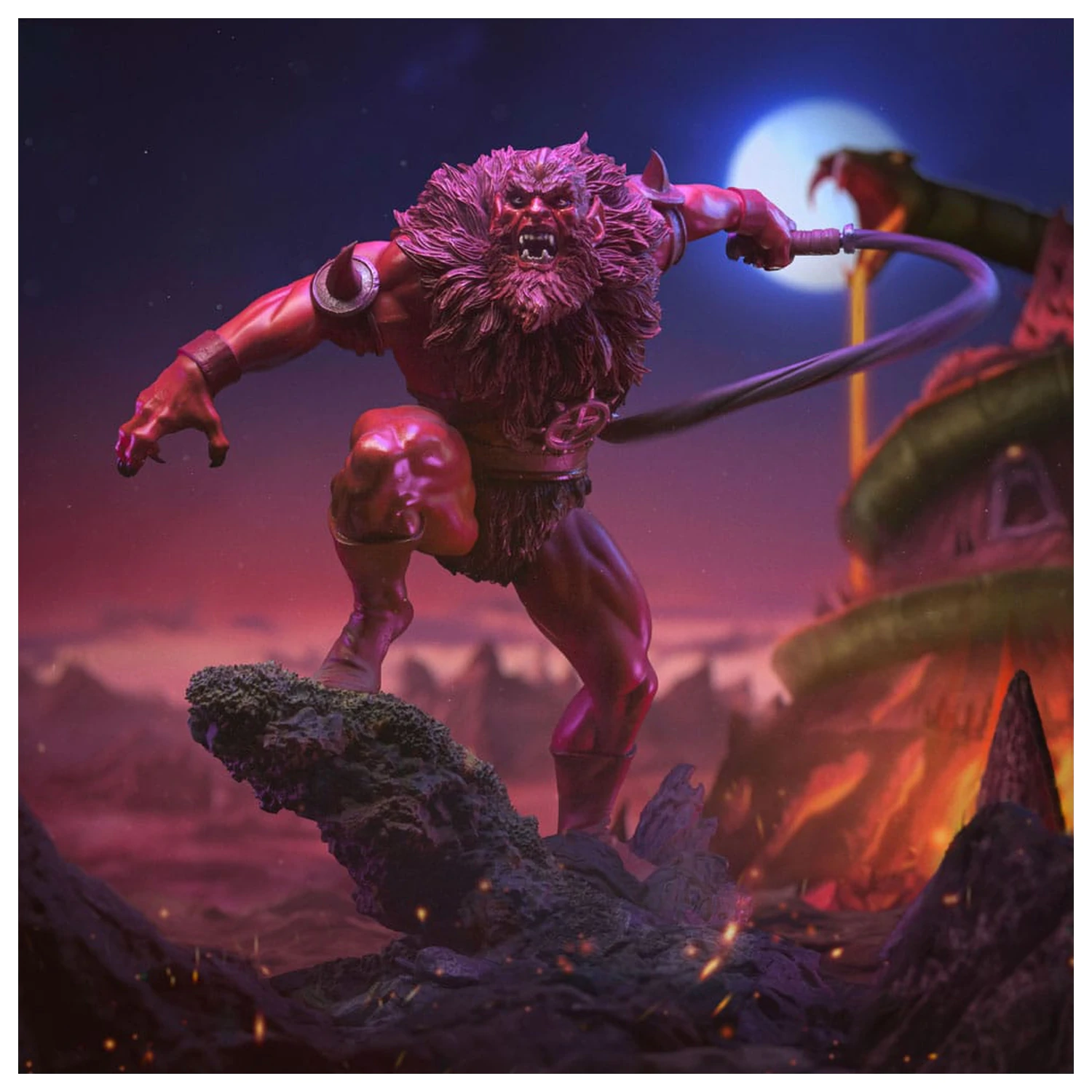 Masters of the Universe Art Scale statua 1/10 Red Beast Man (Exclusive 2024) 23 cm fotografija proizvoda