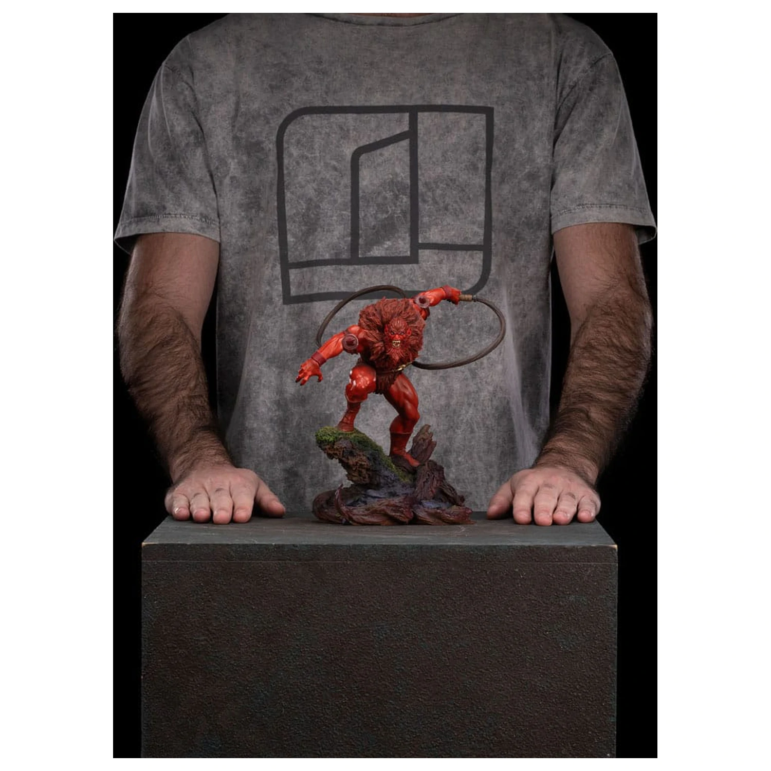 Masters of the Universe Art Scale statua 1/10 Red Beast Man (Exclusive 2024) 23 cm fotografija proizvoda