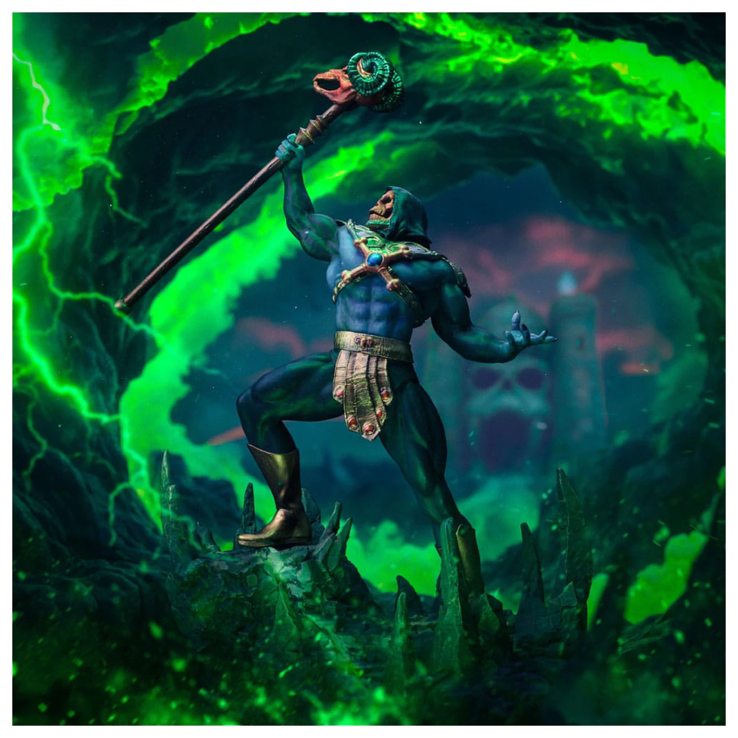 Masters of the Universe Art Scale Statua 1/10 Skeletor Disco Ver. 28 cm fotografija proizvoda