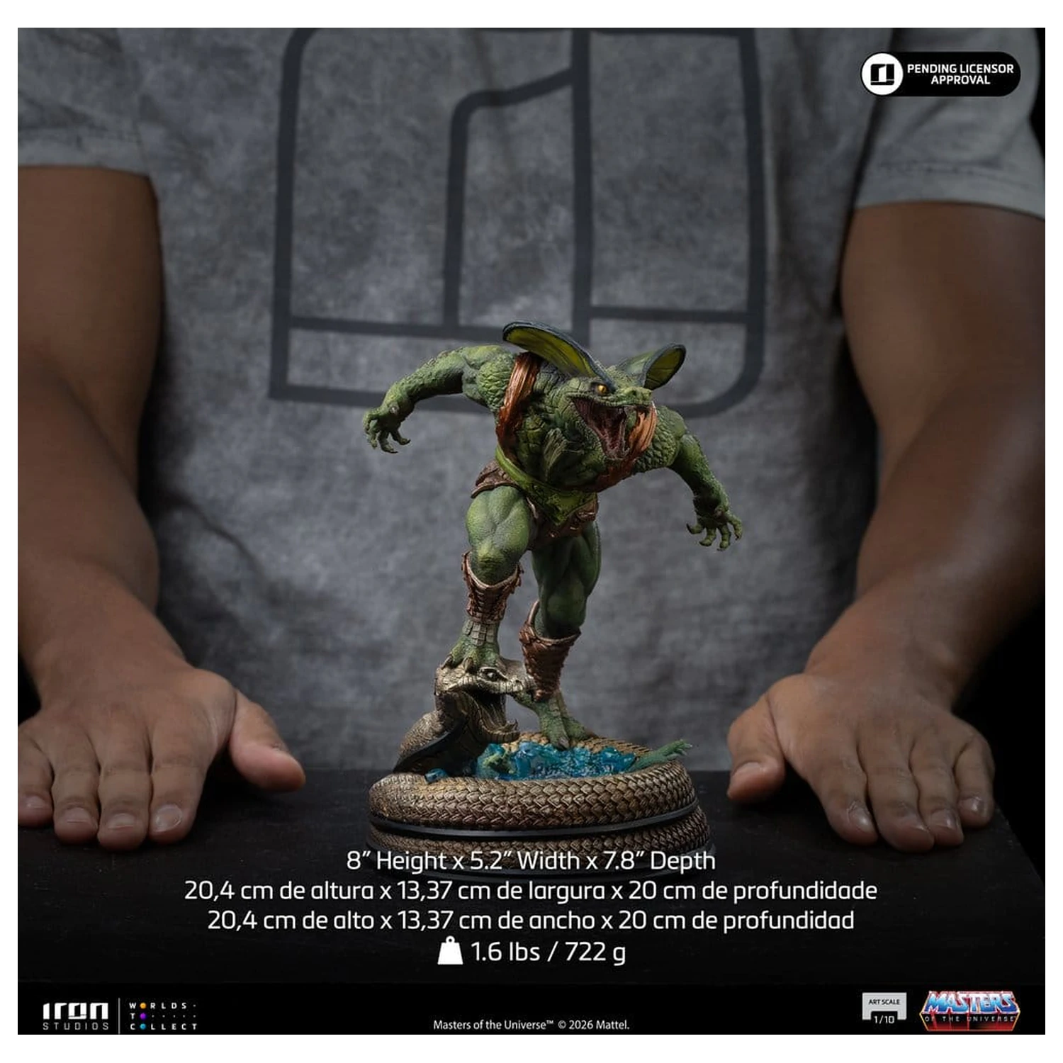 Masters of the Universe Art Scale statua 1/10 Kobra Khan 20 cm fotografija proizvoda