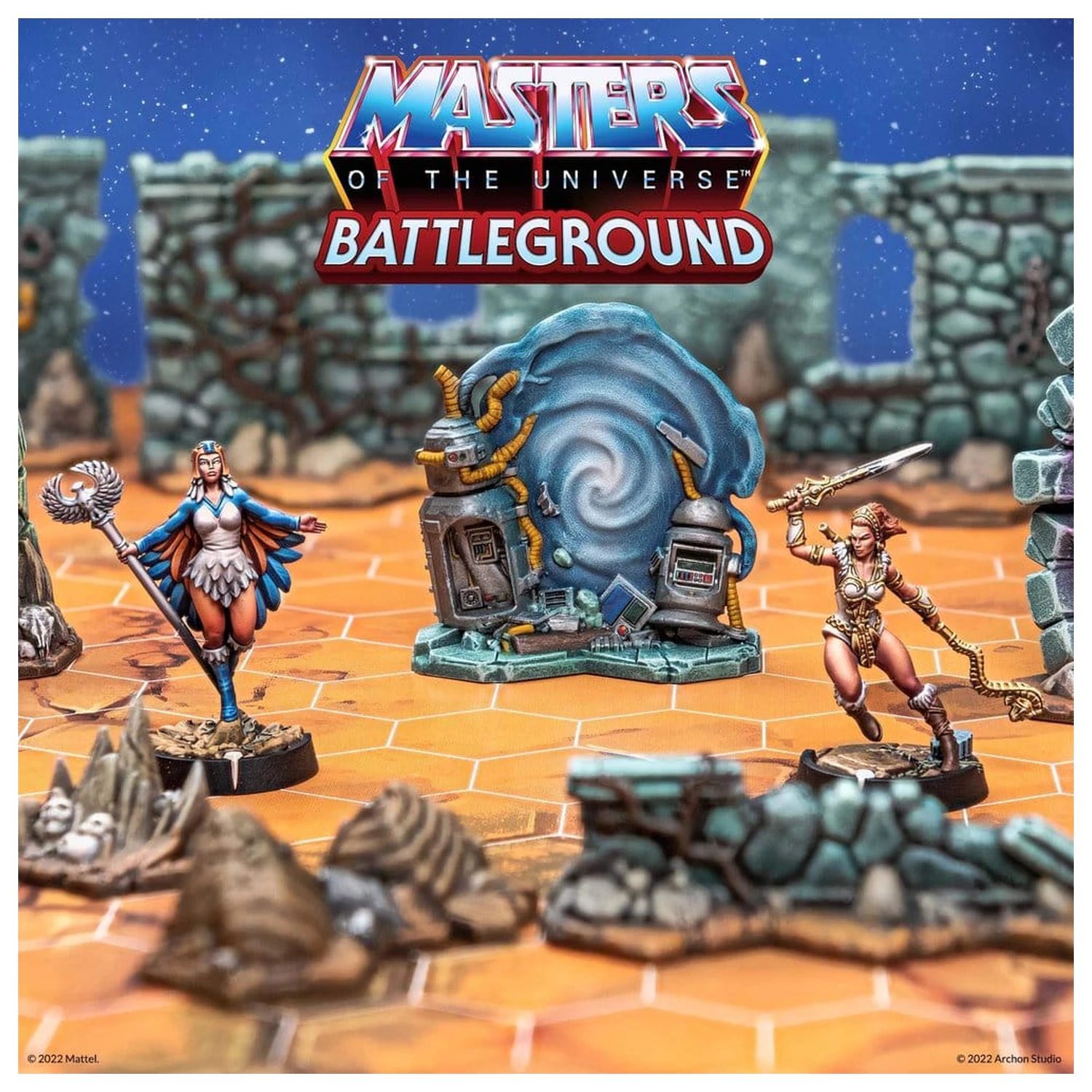 Masters of the Universe: Battleground Miniatures Game Wave 1: Masters of the Universe Faction *Engleska Verzija* fotografija proizvoda