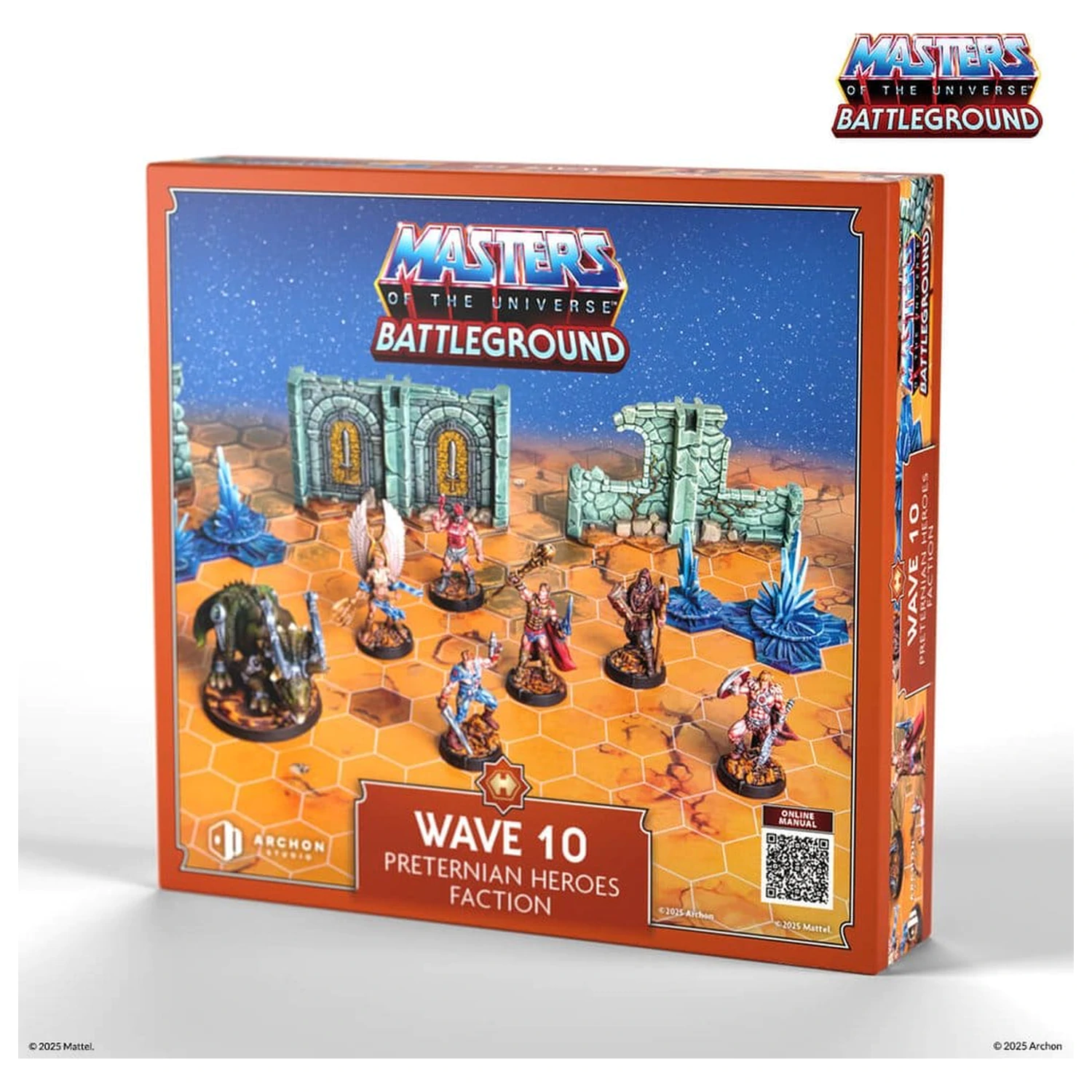 Masters of the Universe: Battleground Miniatures igra Val 10: Frakcija Preternian Heroes *Engleska verzija* fotografija proizvoda