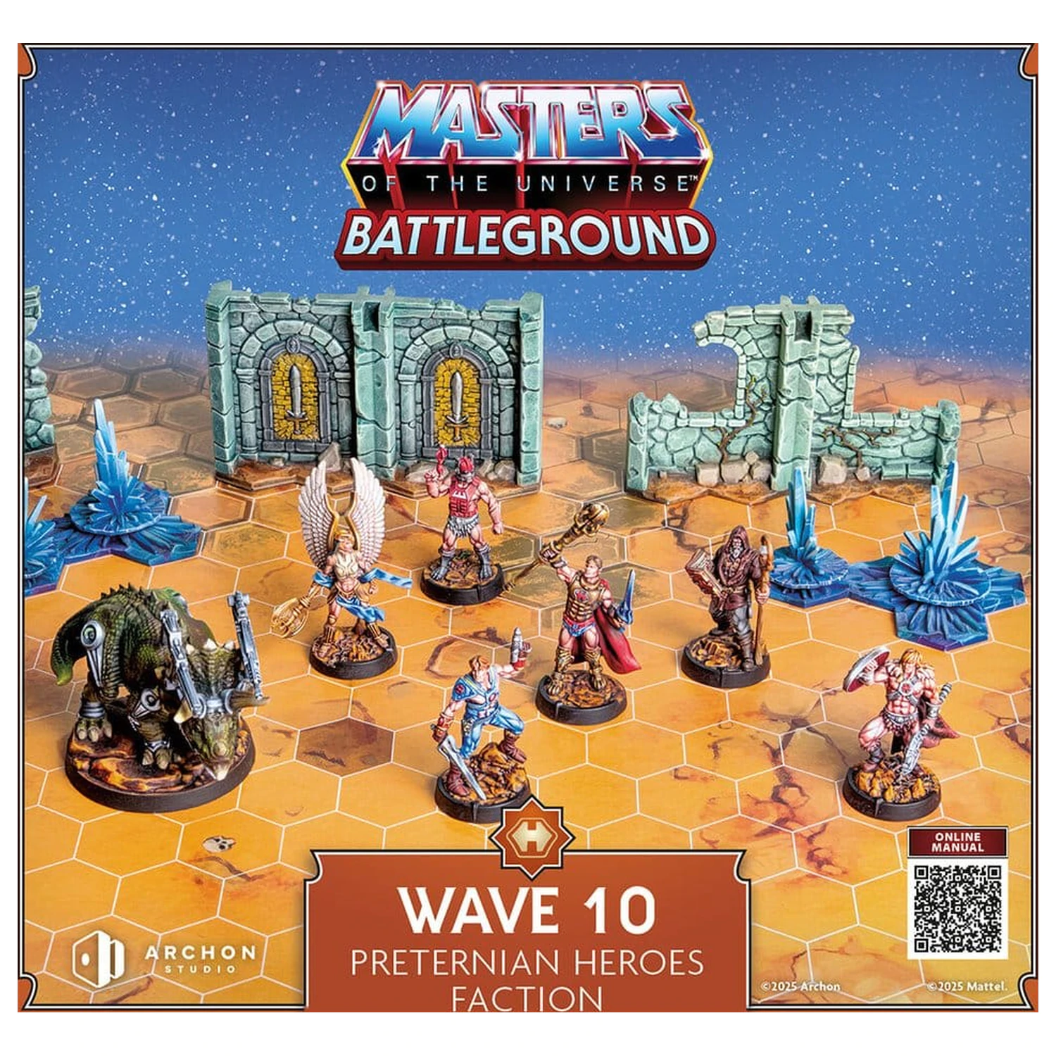 Masters of the Universe: Battleground Miniatures igra Val 10: Frakcija Preternian Heroes *Engleska verzija* fotografija proizvoda